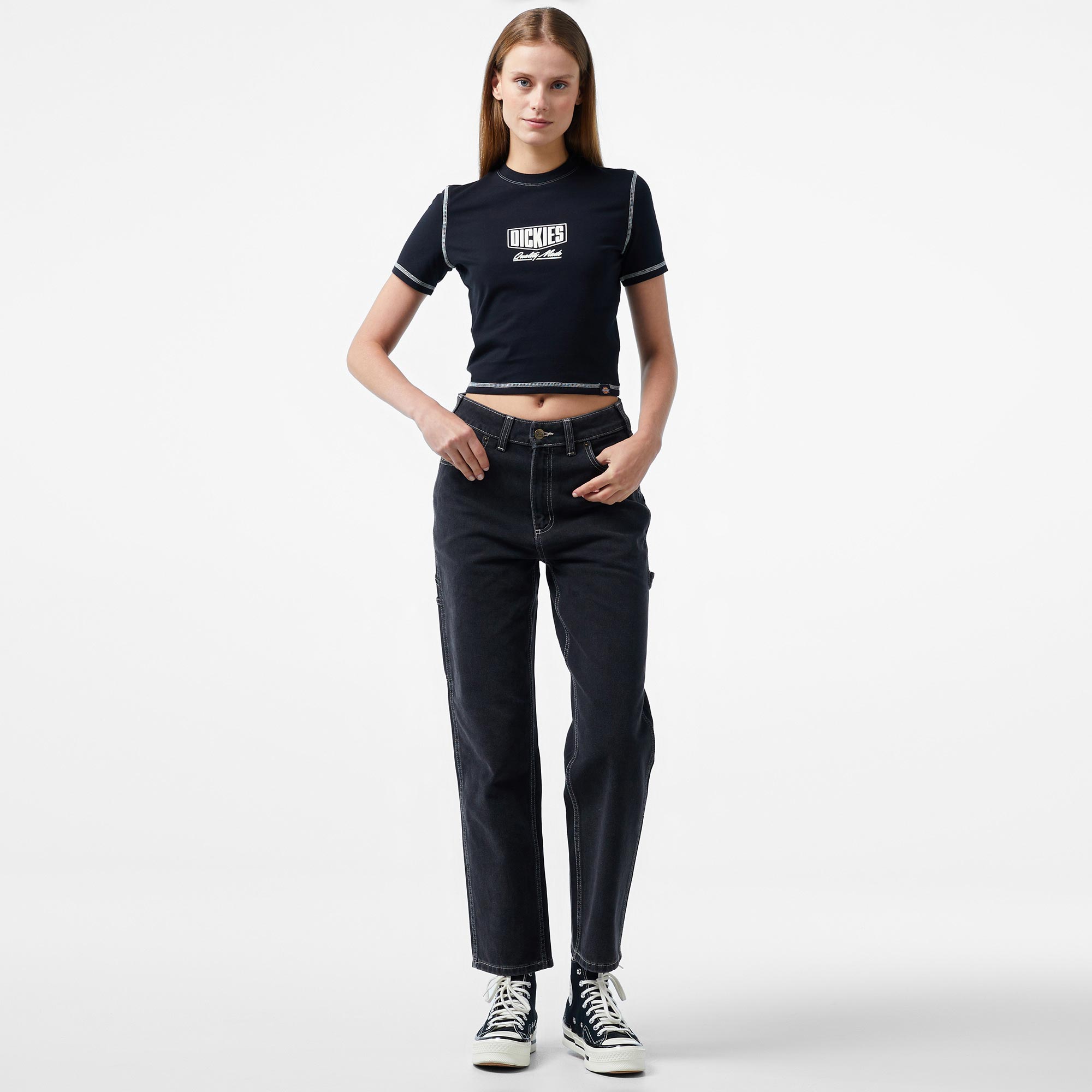 Dickies Ellendale Denim Kadın Siyah Pantolon29DK0A4XEK| Occasion