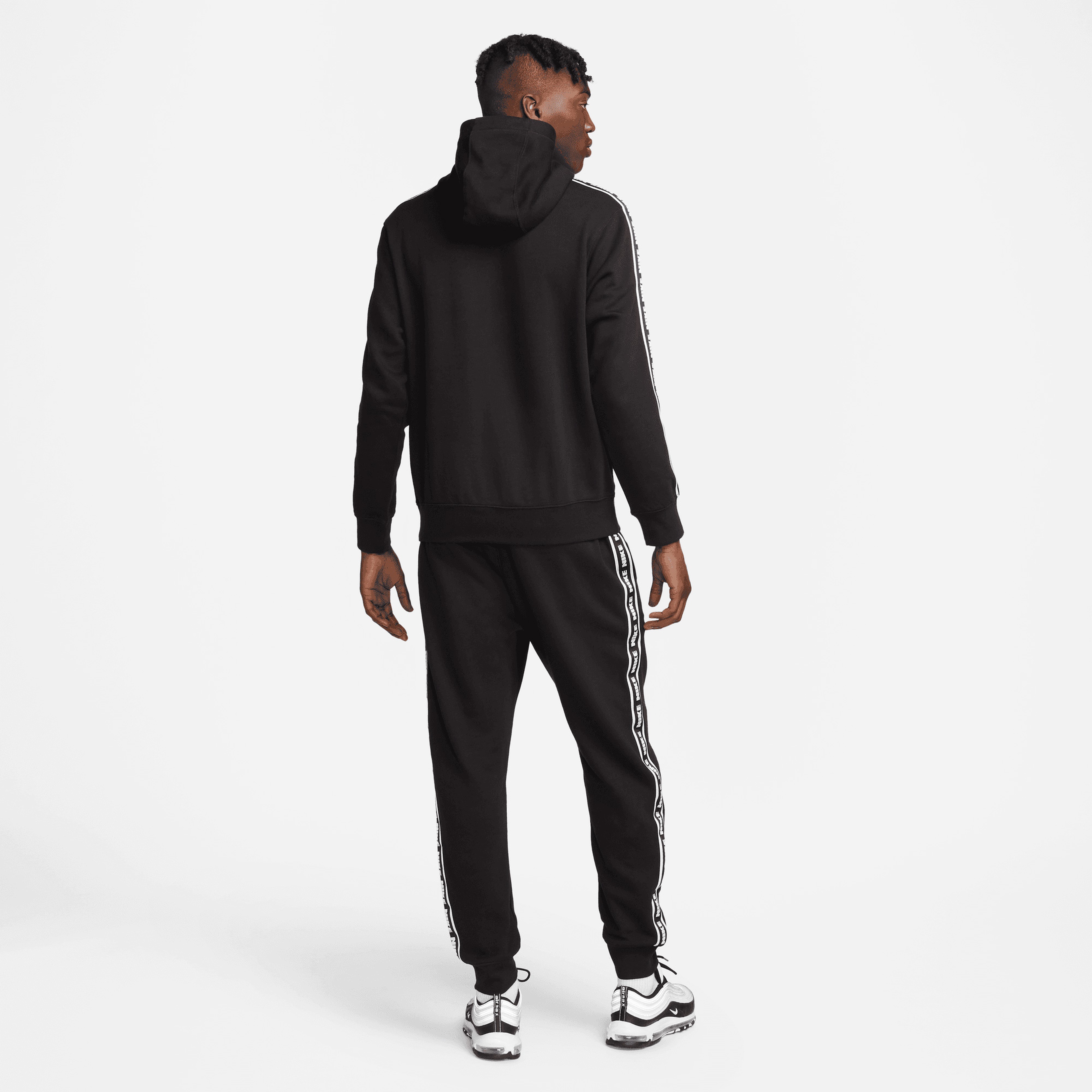 Nike Club Fleece Erkek Siyah Eşofman Takımı