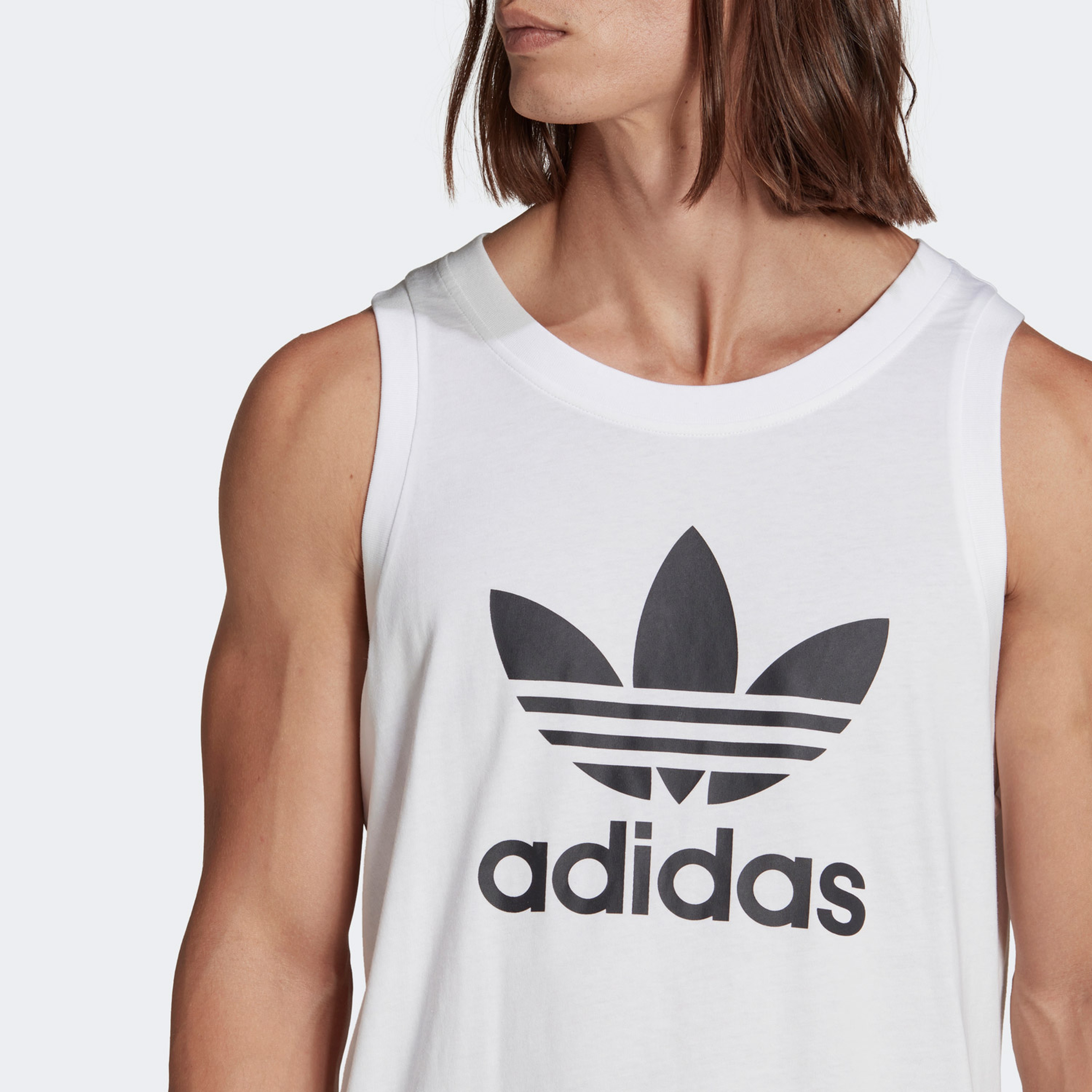 adidas Trefoıl Tank Erkek Beyaz Atlet