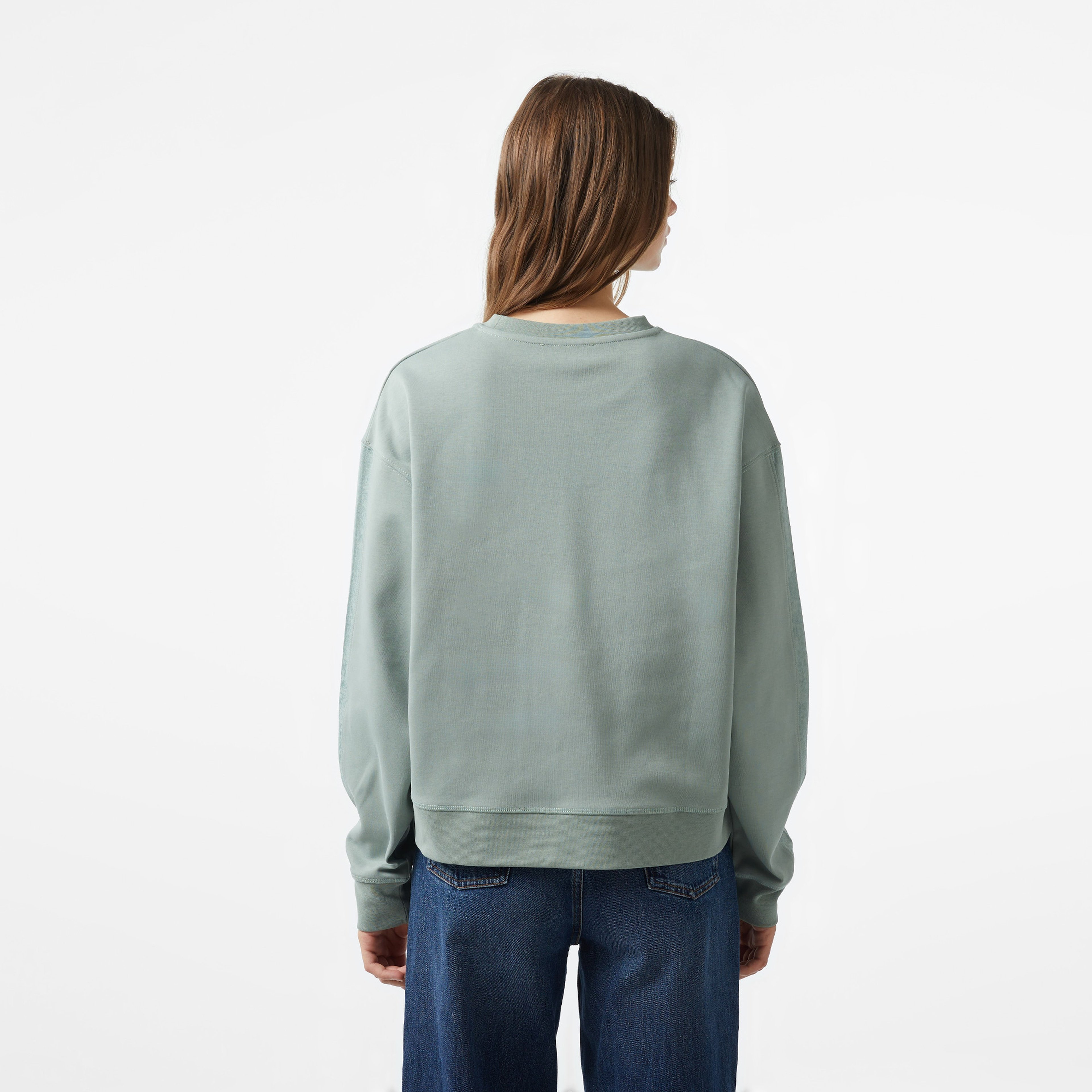 Les Benjamins 404 Kadın Yeşil Sweatshirt