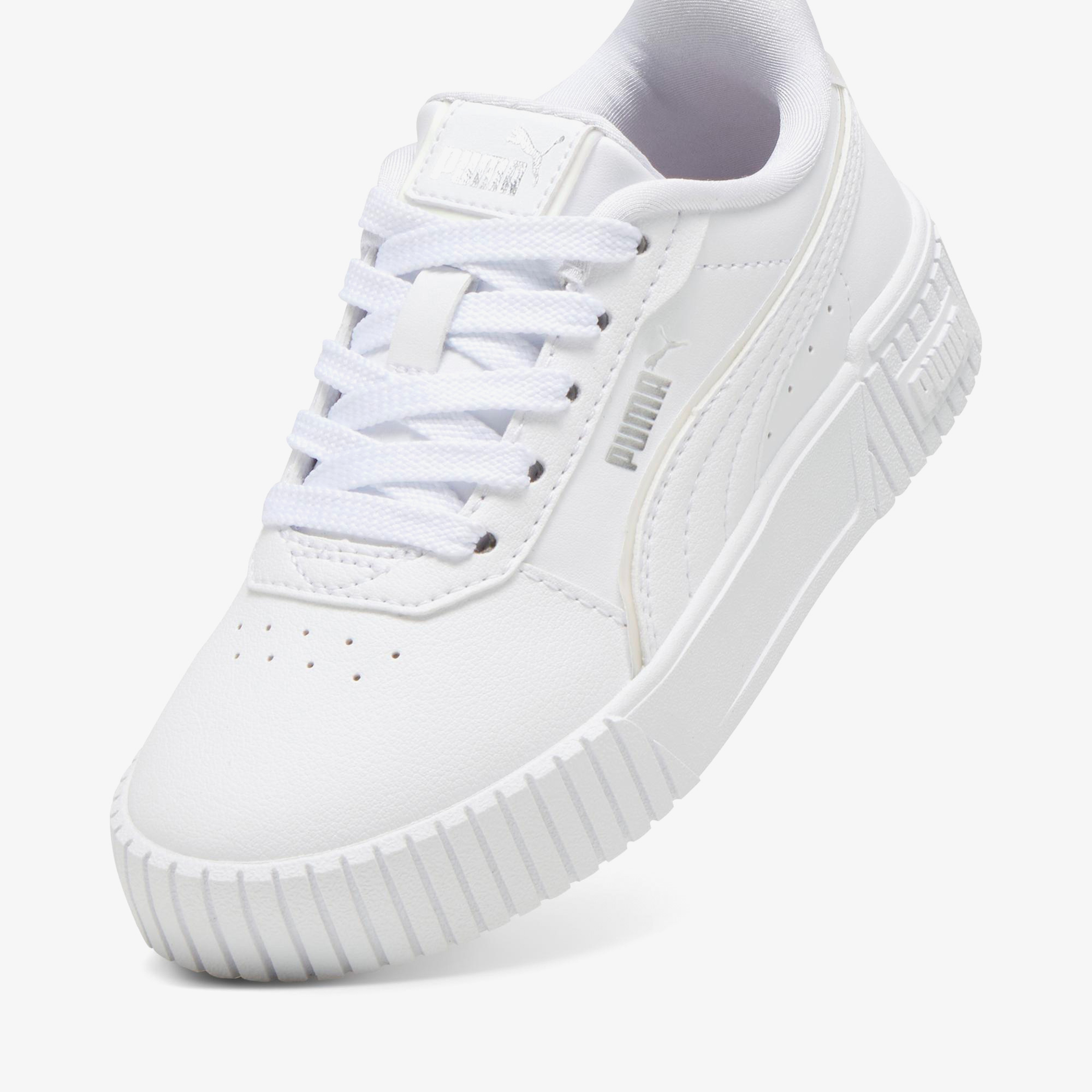 Puma Carina 2.0 Holo 2.0 Ps Çocuk Beyaz Spor Ayakkabı