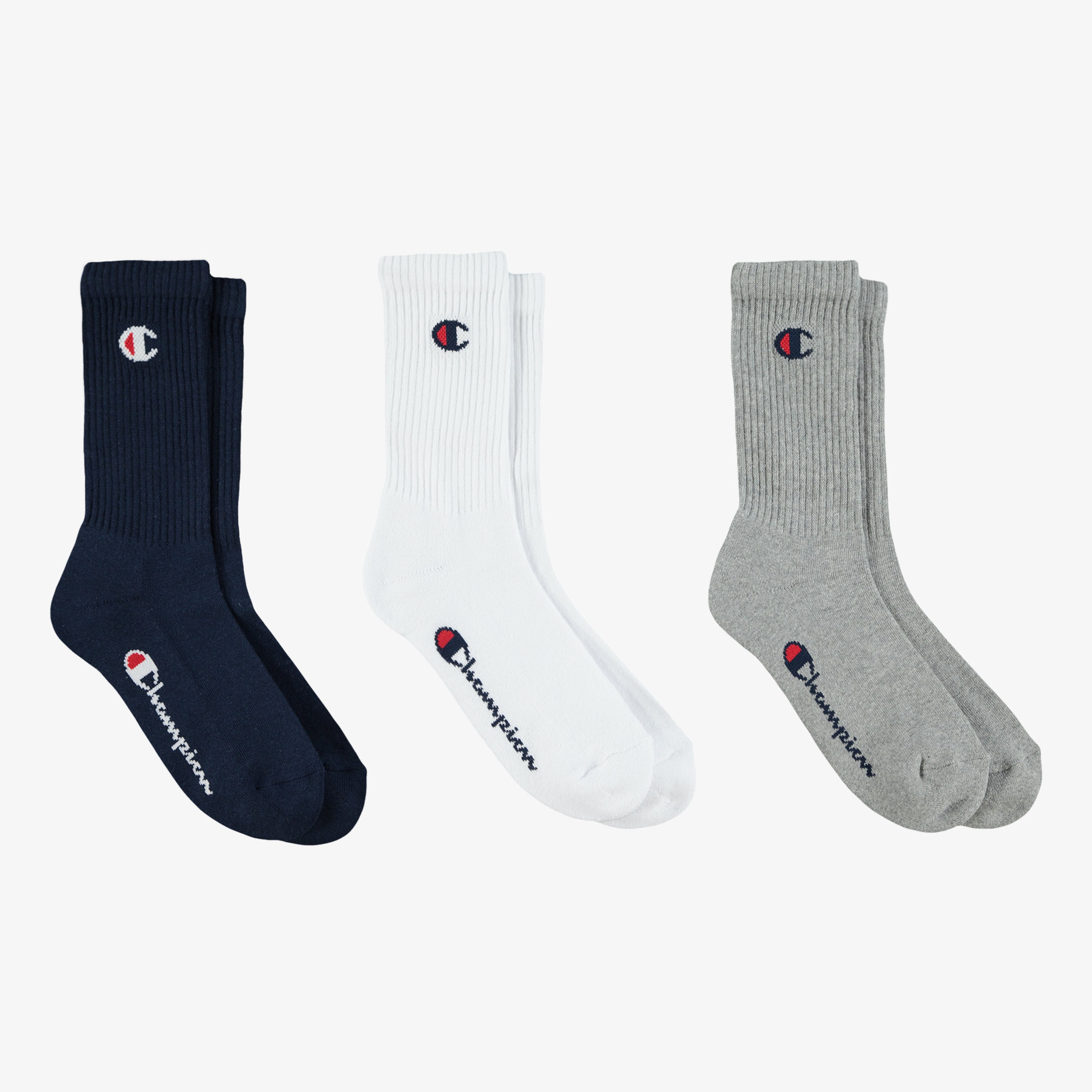 Champion 3'lü Unisex Renkli Çorap