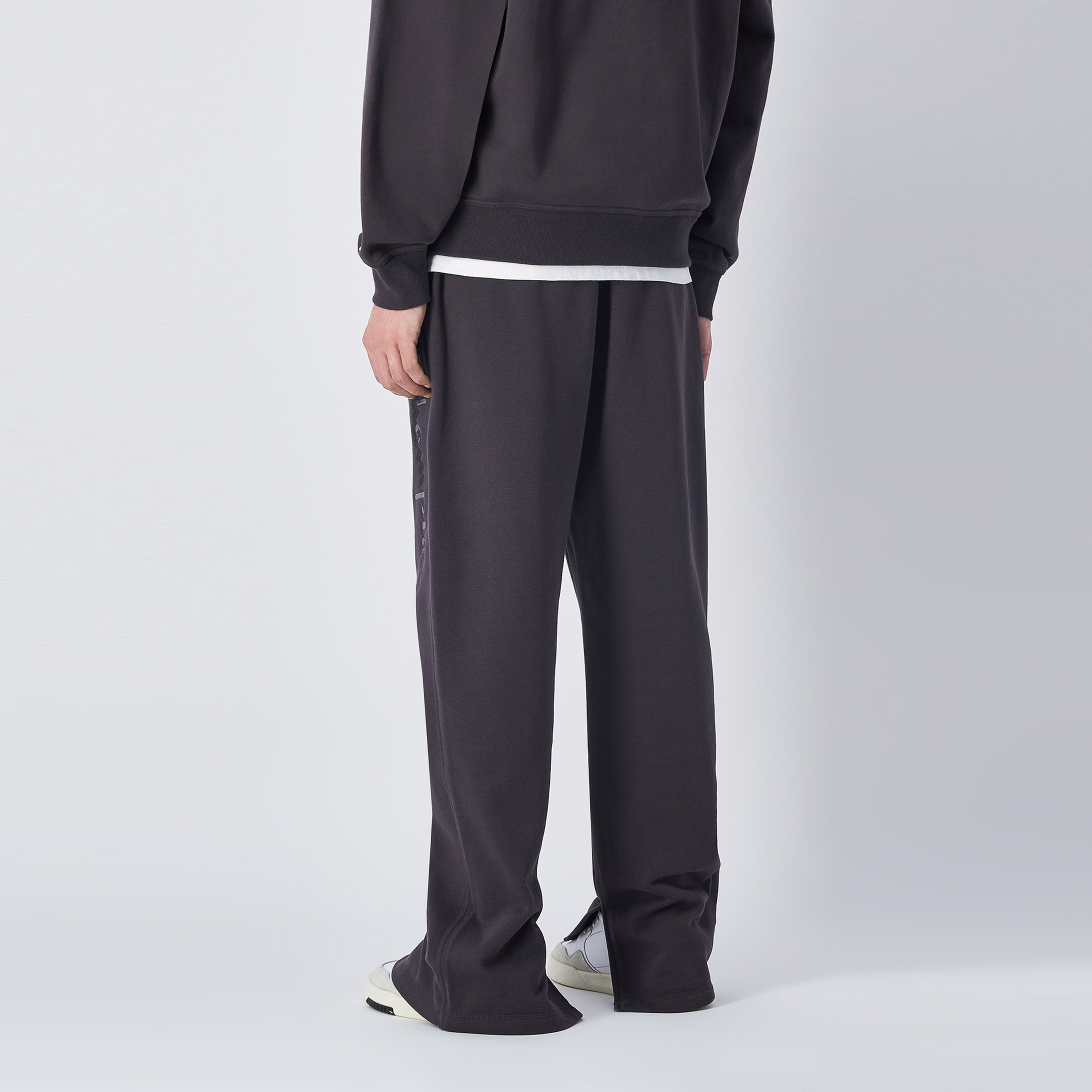 Champion Script Shop Straight Hem Erkek Siyah Pantolon