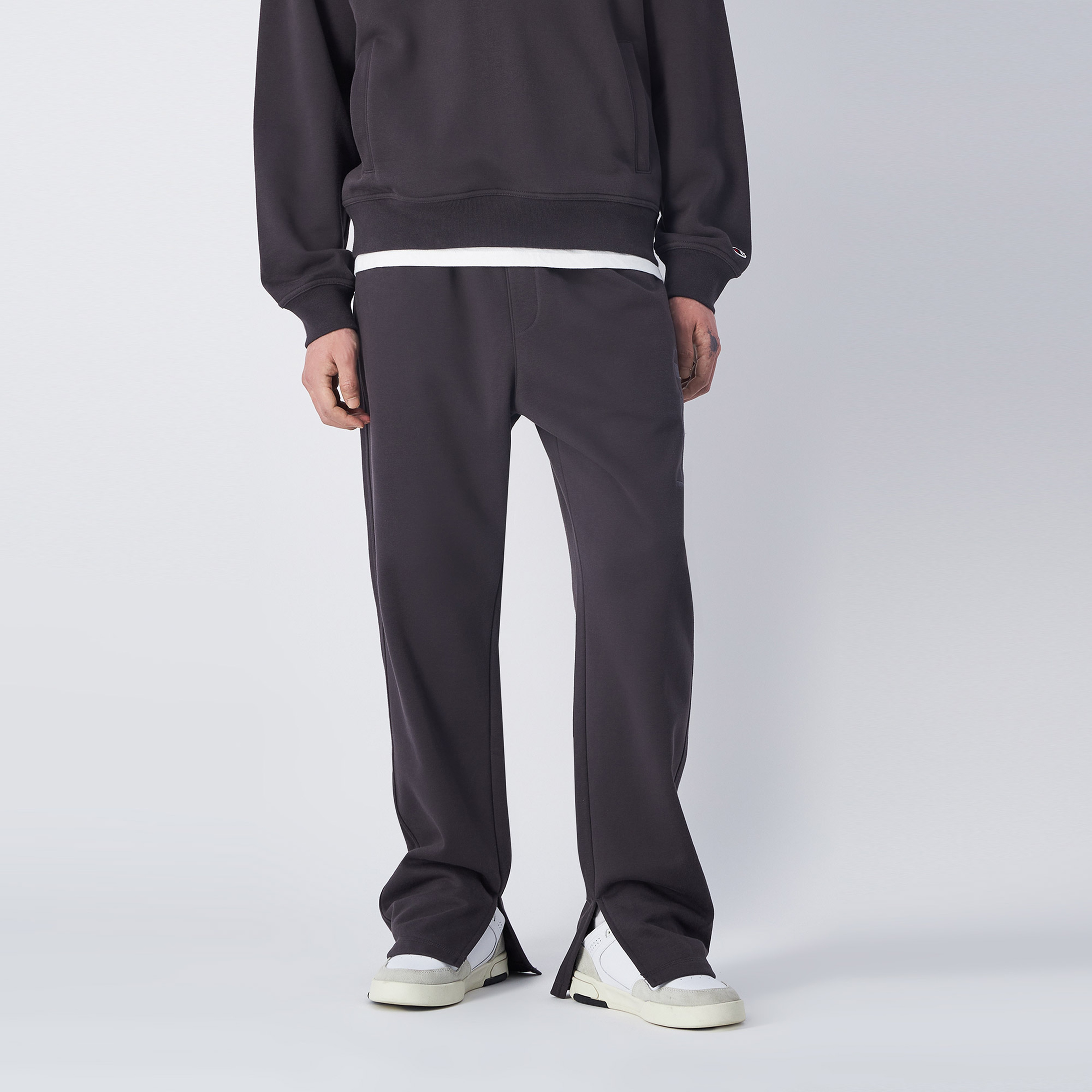 Champion Script Shop Straight Hem Erkek Siyah Pantolon