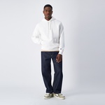 Champion Tonal Logo Fleece Erkek Beyaz Hoodie