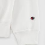 Champion Tonal Logo Fleece Erkek Beyaz Hoodie