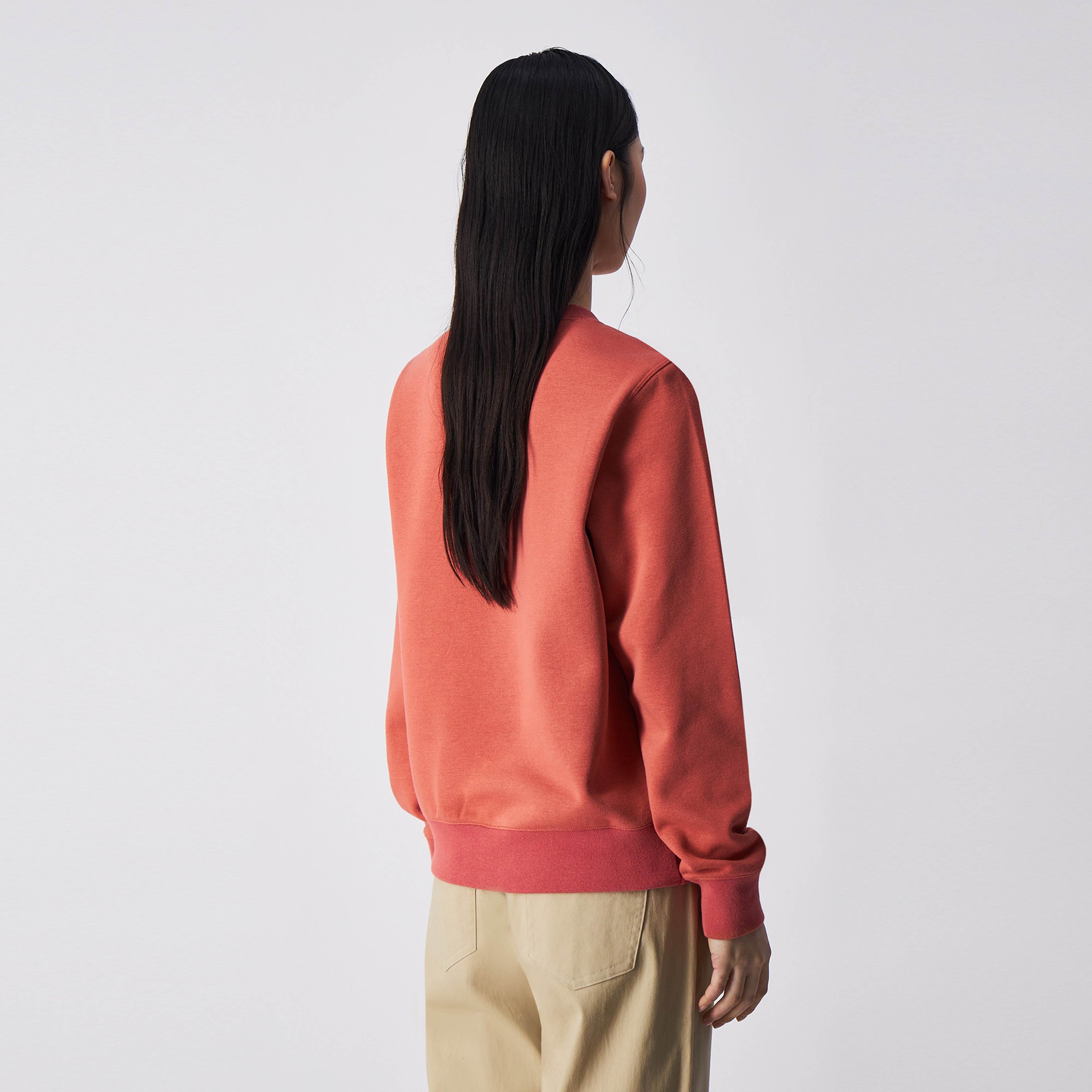 Champion Tonal Small Logo Fleece Kadın Kırmızı Sweatshirt