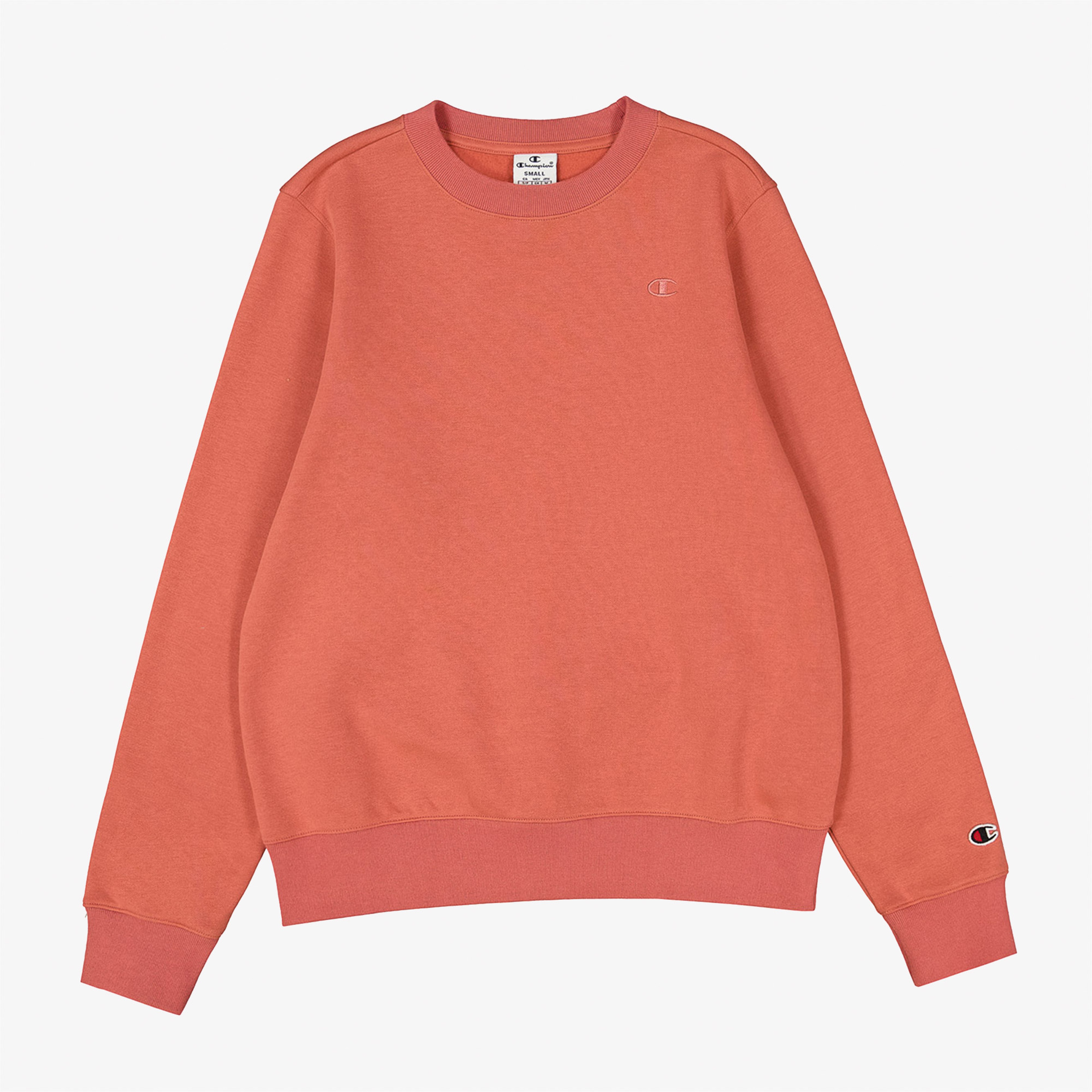 Champion Tonal Small Logo Fleece Kadın Kırmızı Sweatshirt