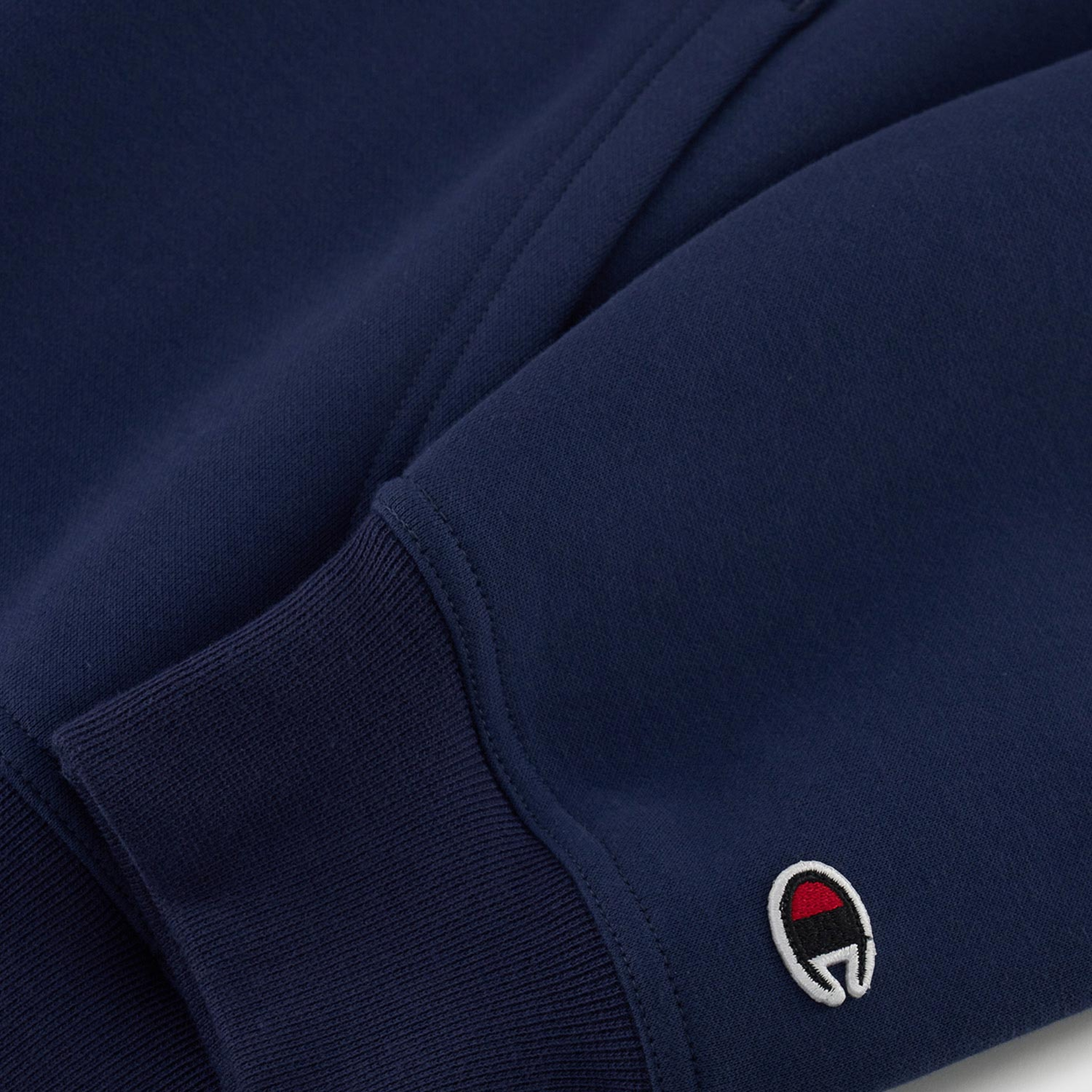 Champion Tonal Logo Fleece Erkek Lacivert Hoodie