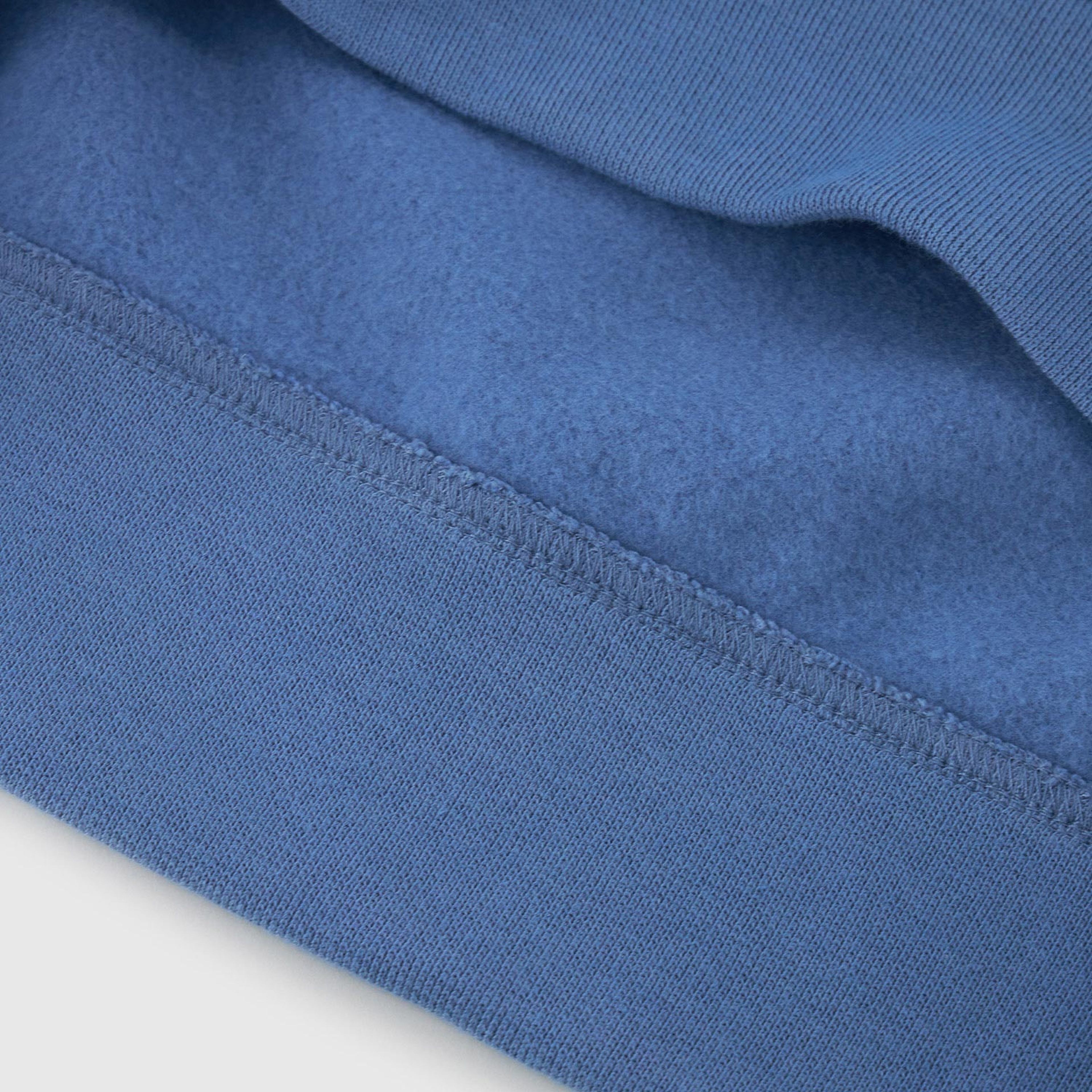 Champion Big Logo Fleece Erkek Mavi Hoodie