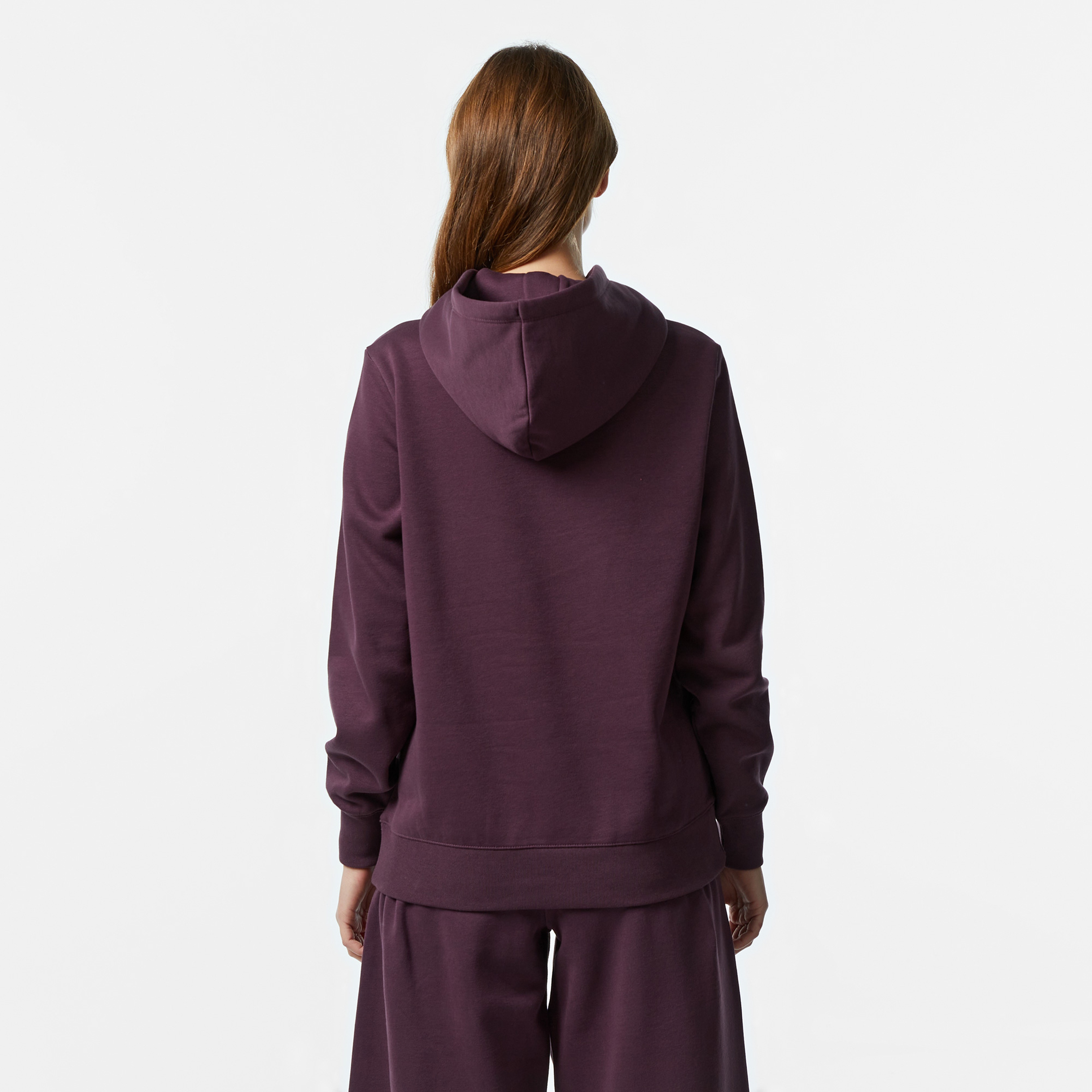 Champion Big Logo Slim Fit Kadın Mor Hoodie