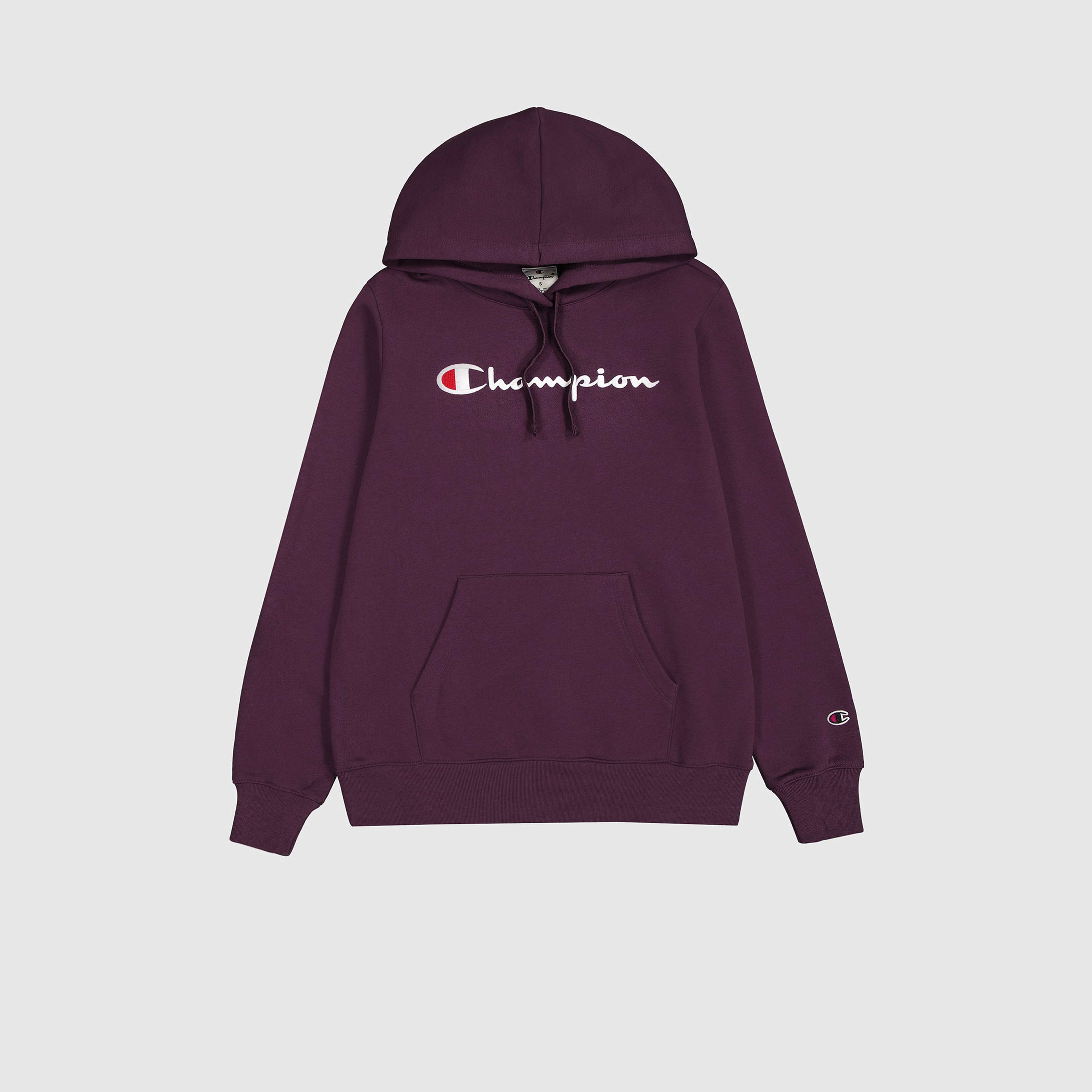 Champion Big Logo Slim Fit Kadın Mor Hoodie