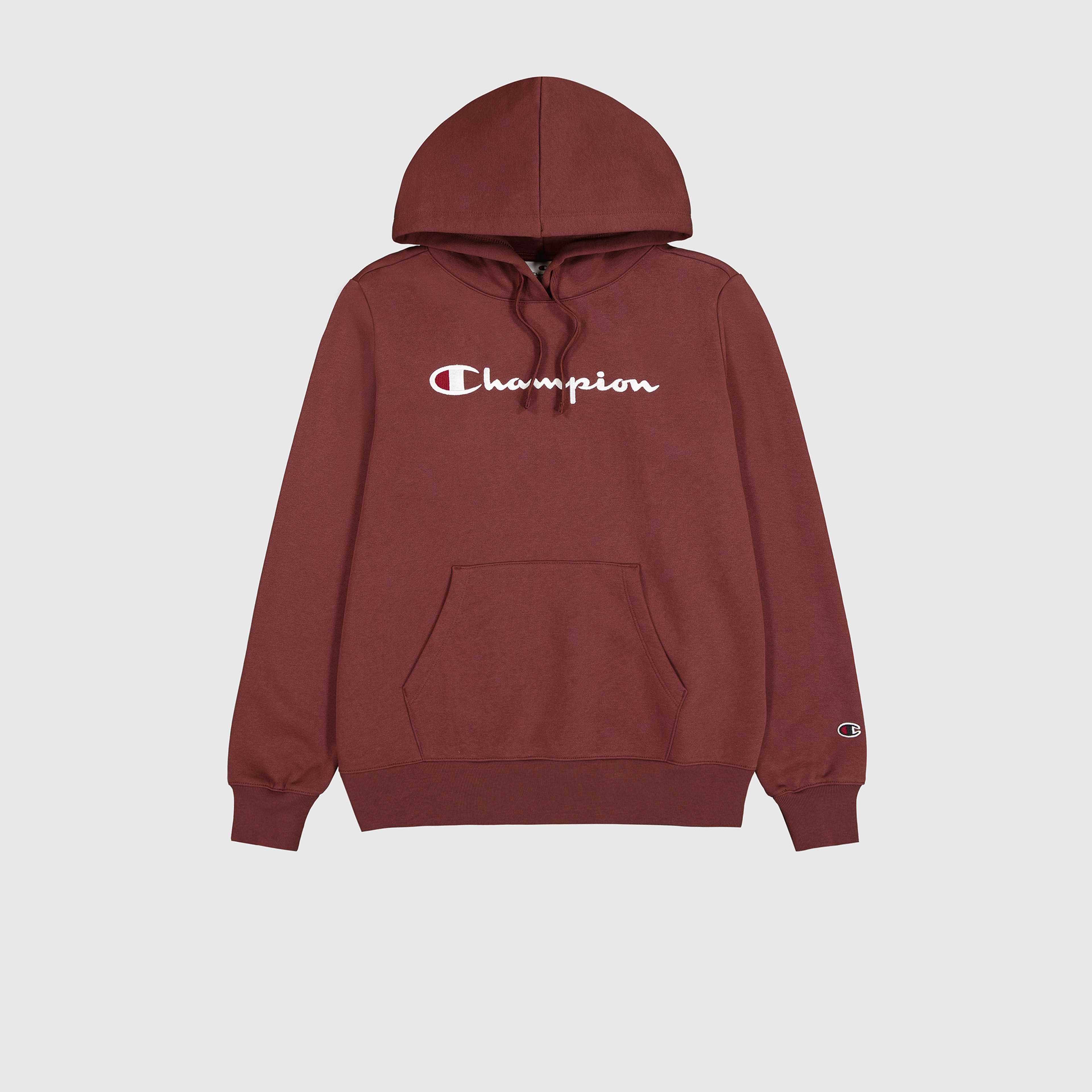 Champion Big Logo Slim Fit Kadın Kırmızı Hoodie