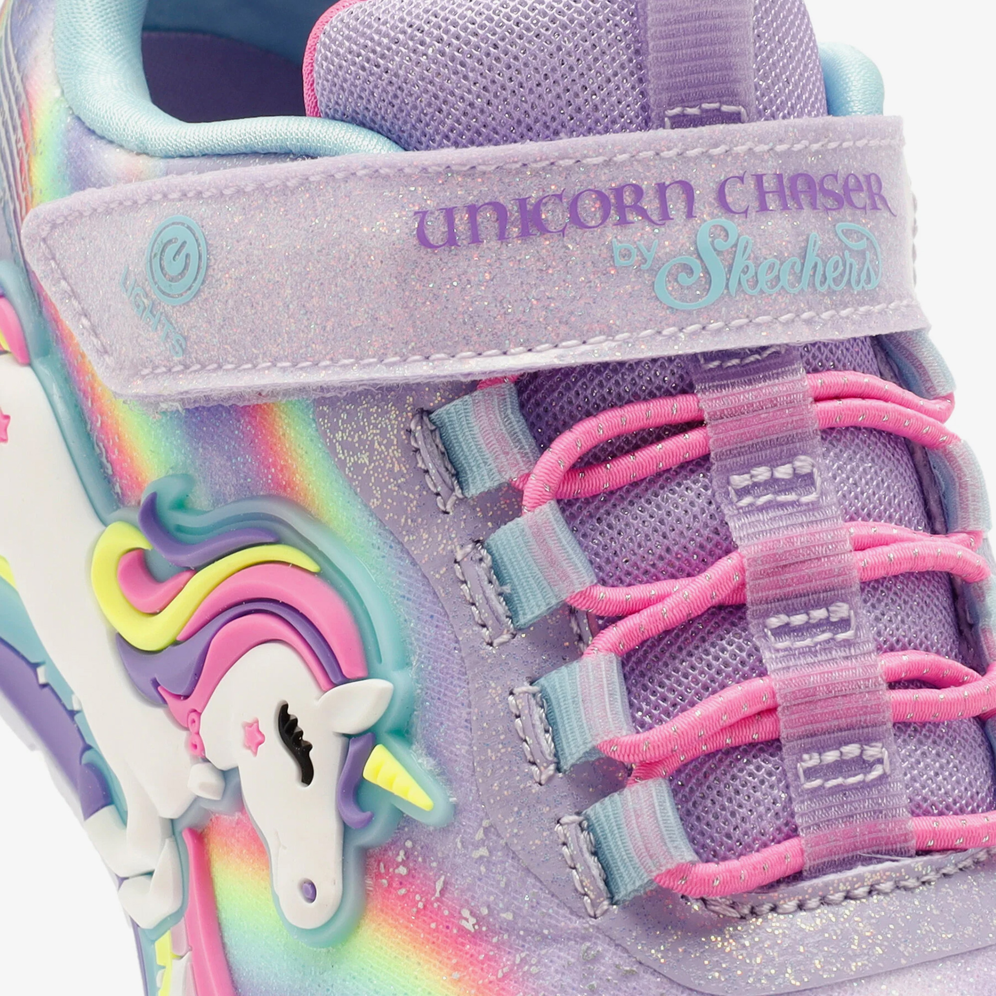 Skechers Unicorn Chaser Çocuk Mor Işıklı Spor Ayakkabı