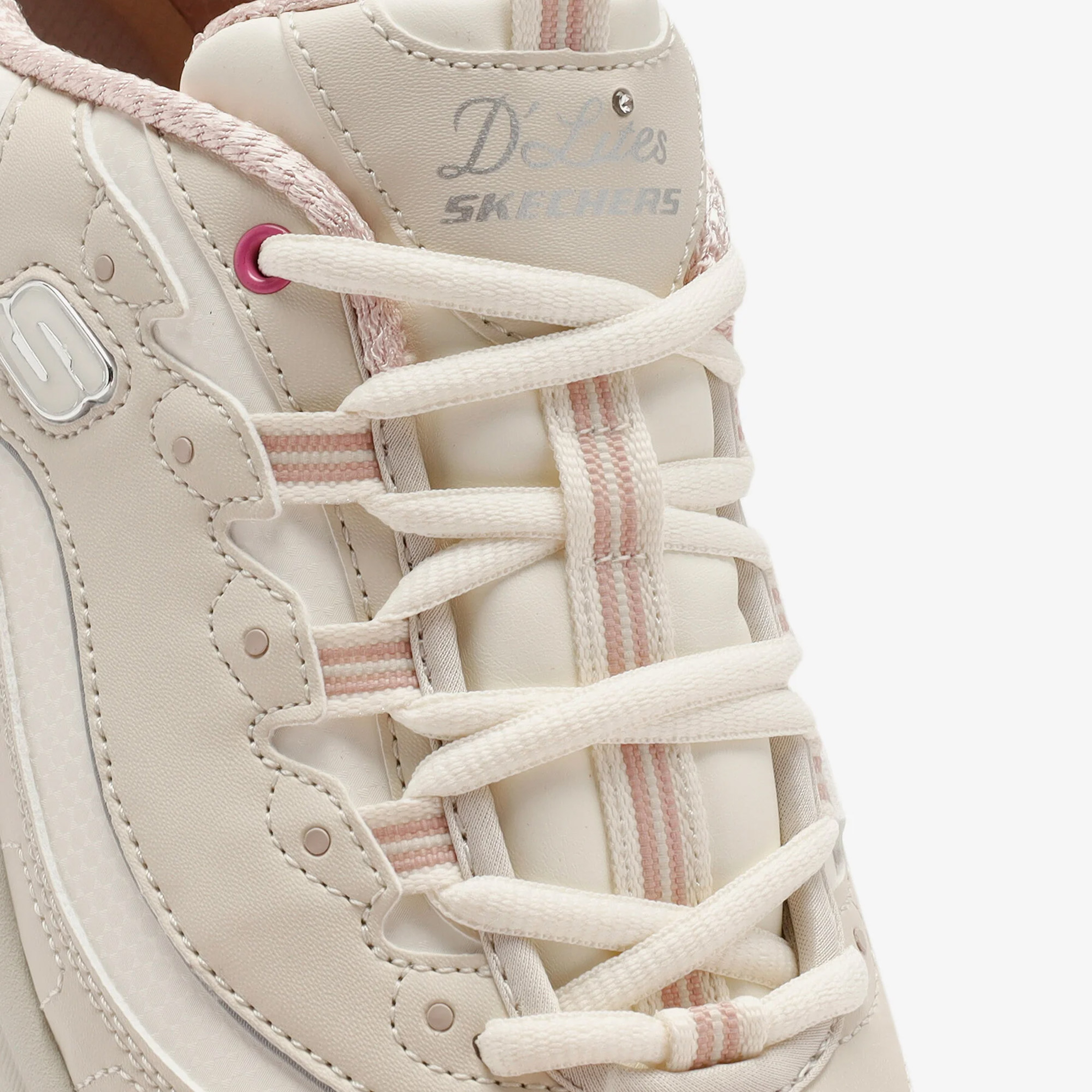 Skechers D'Lites Kadın Krem Spor Ayakkabı