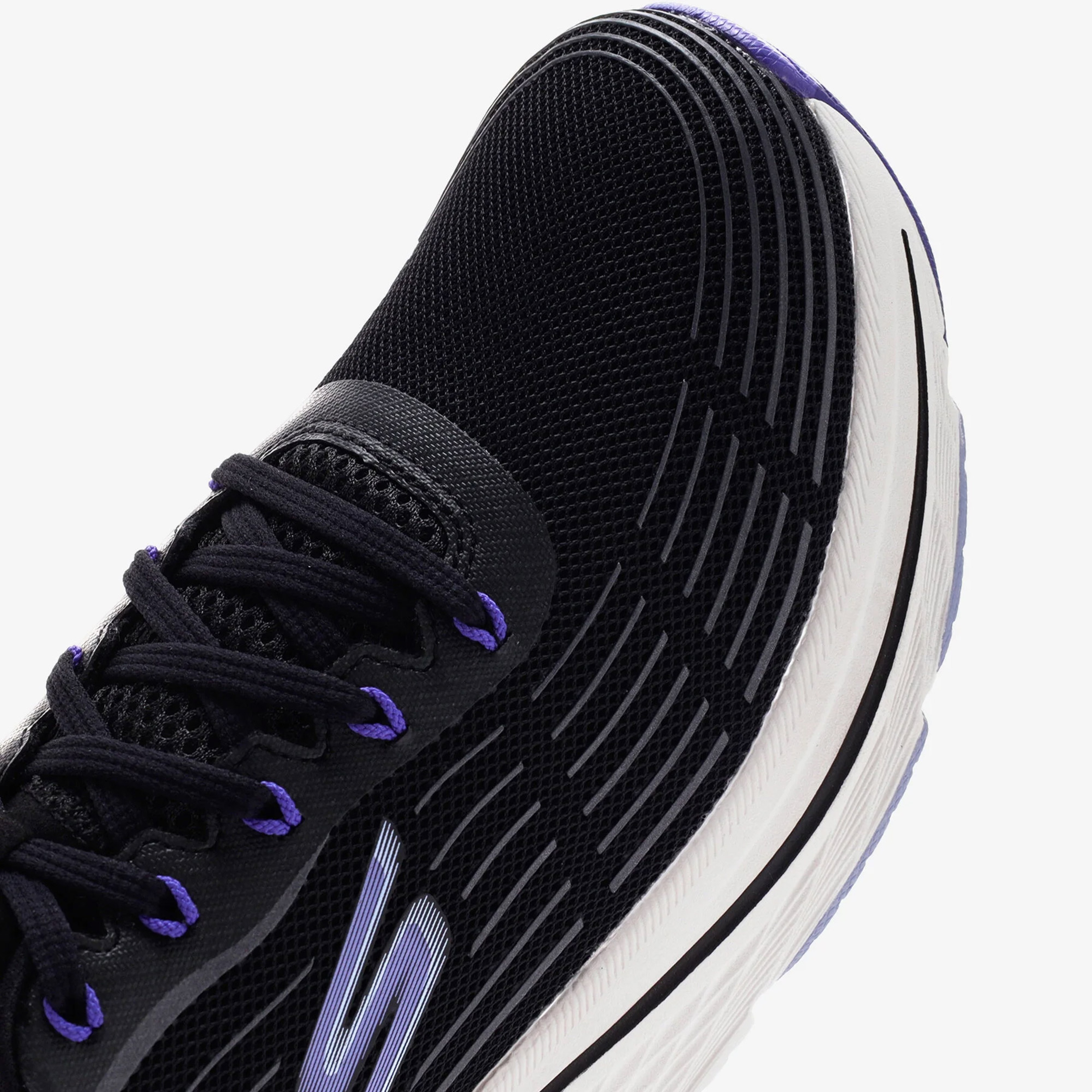 Skechers Max Cushioning Kadın Siyah/Mor Spor Ayakkabı