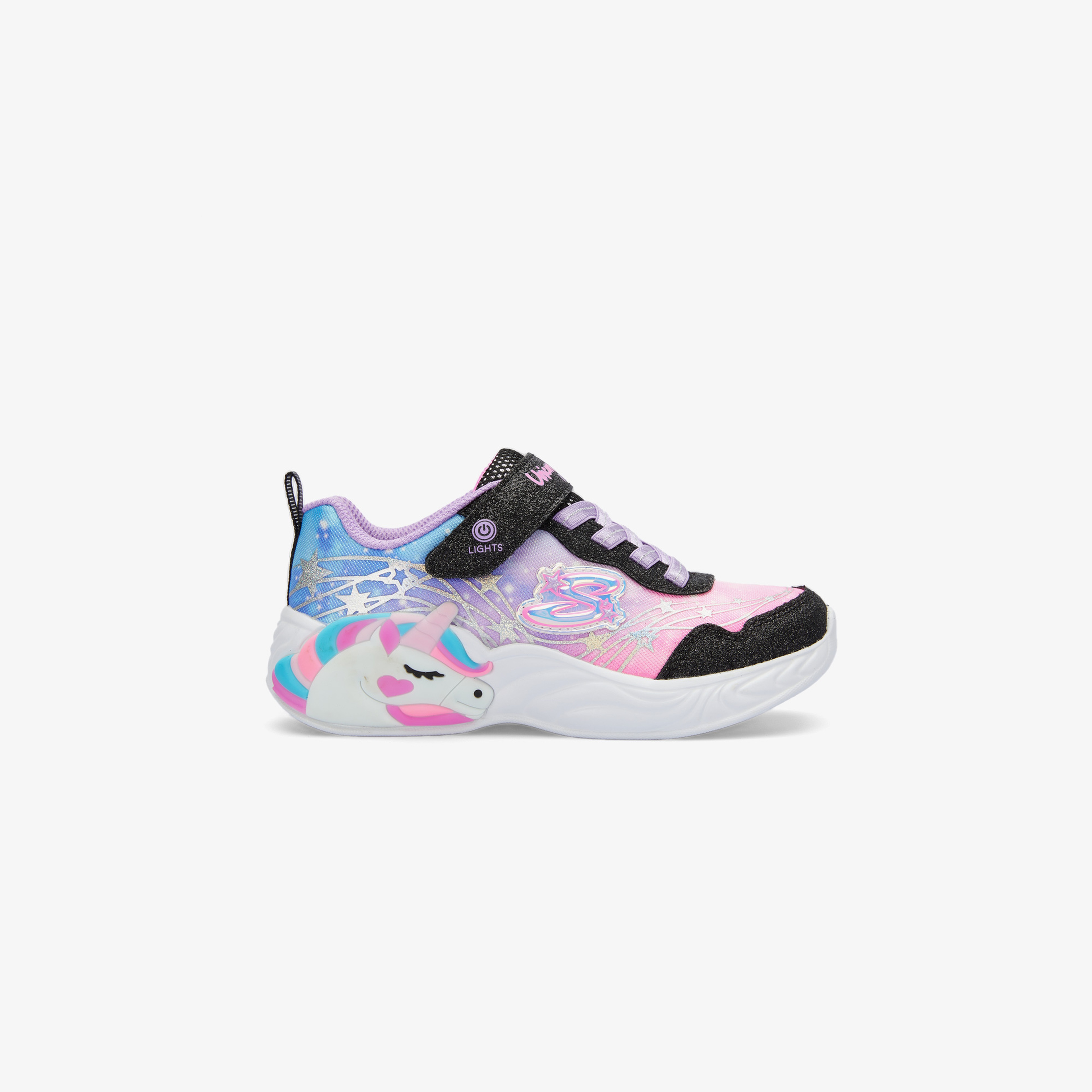 Skechers Unicorn Dreams Çocuk Siyah/Çoklu Spor Ayakkabı