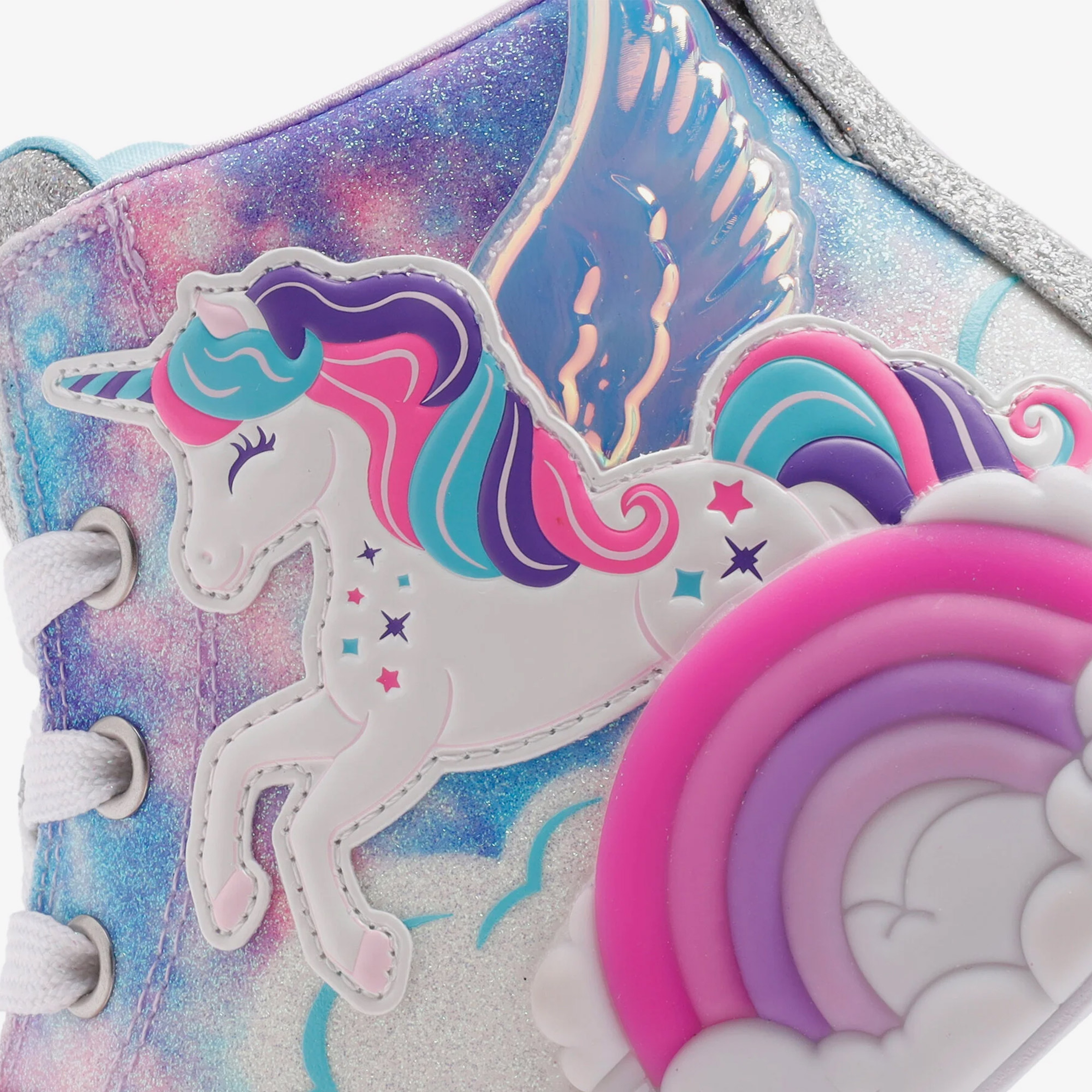 W TWC BABY CAKES JK Sサイズ Skechers Twinkle Magic Çocuk Lavanta/Çoklu Bot33314325L| Occasion