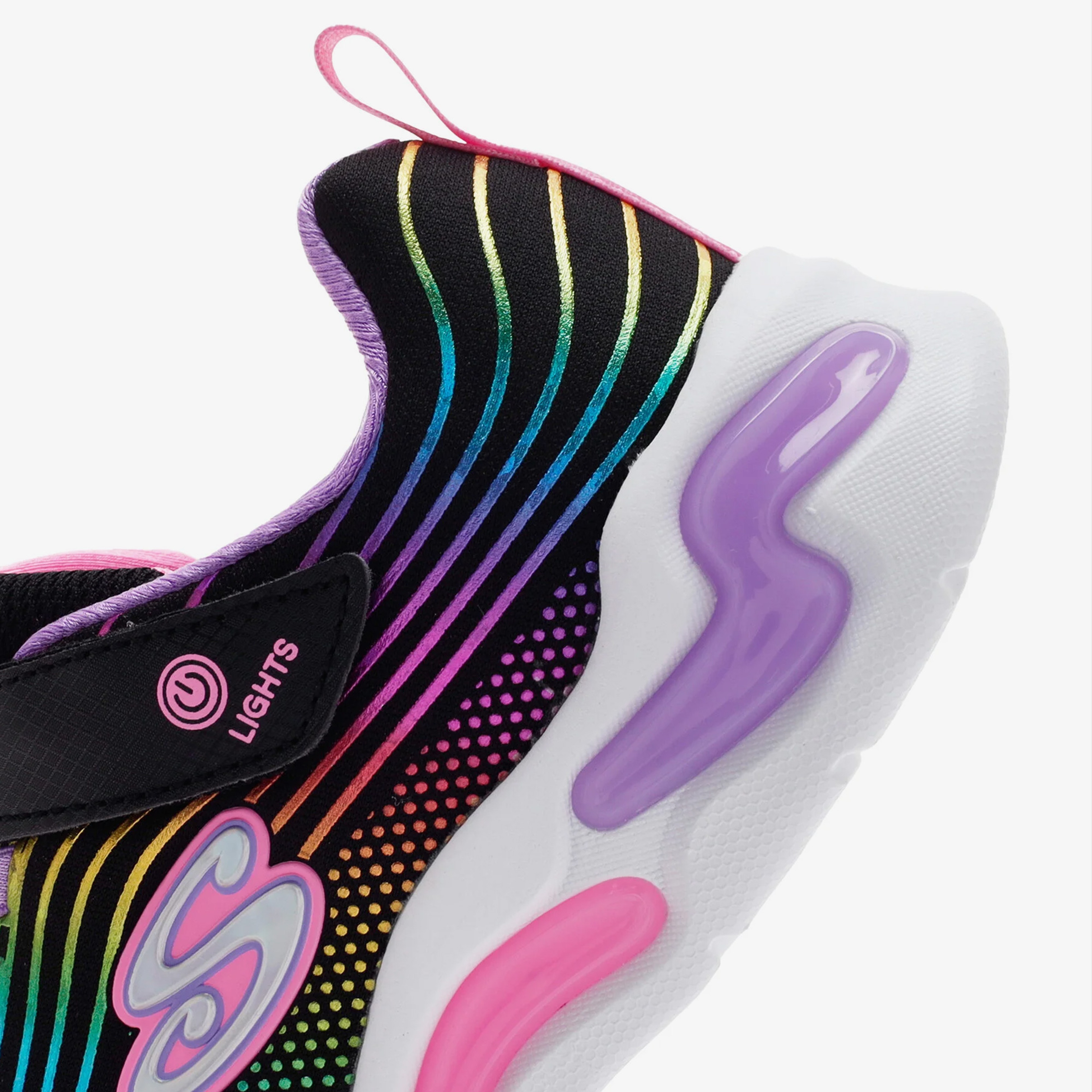 Skechers Wavy Beams Çocuk Siyah/Çoklu Spor Ayakkabı