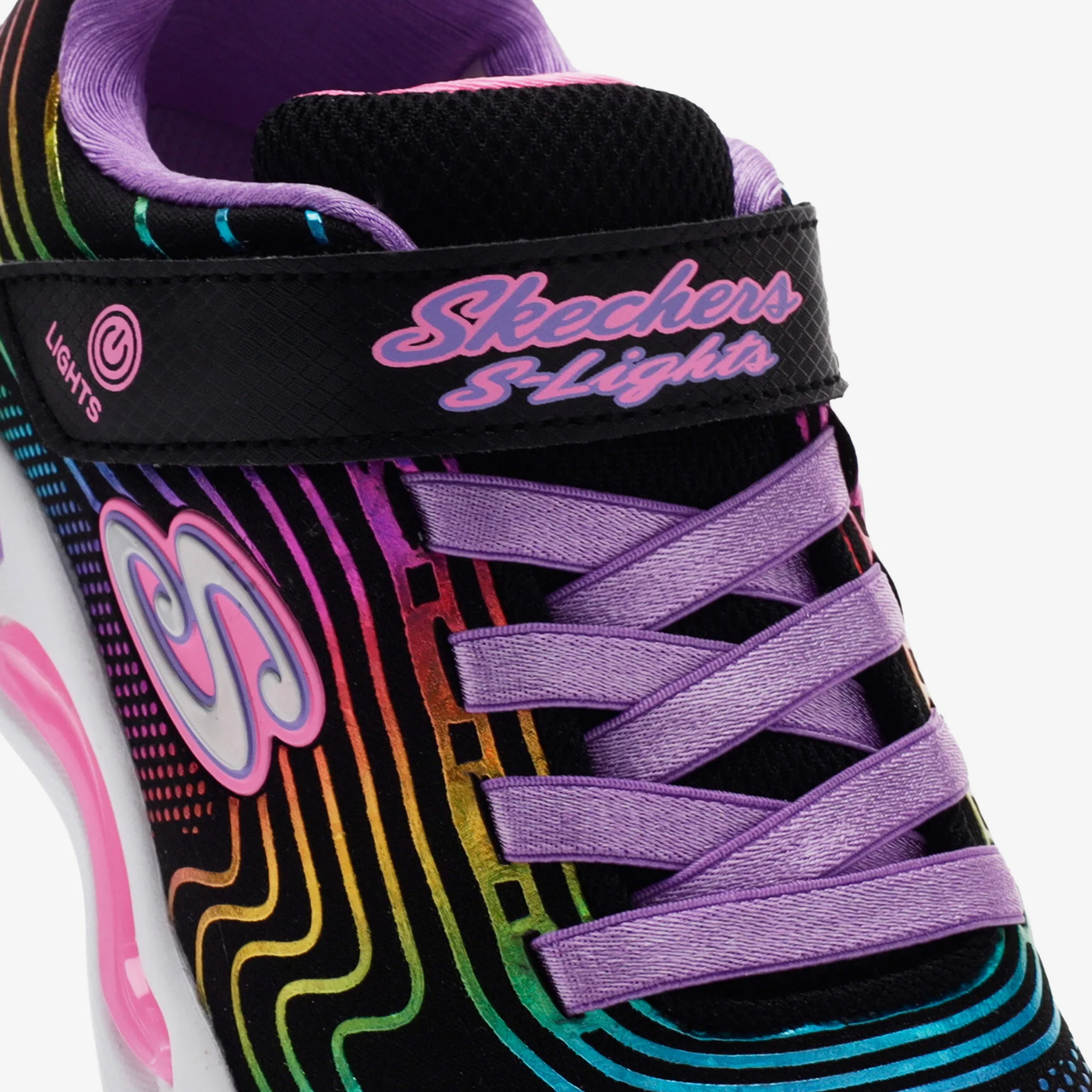 Skechers Wavy Beams Çocuk Siyah/Çoklu Spor Ayakkabı