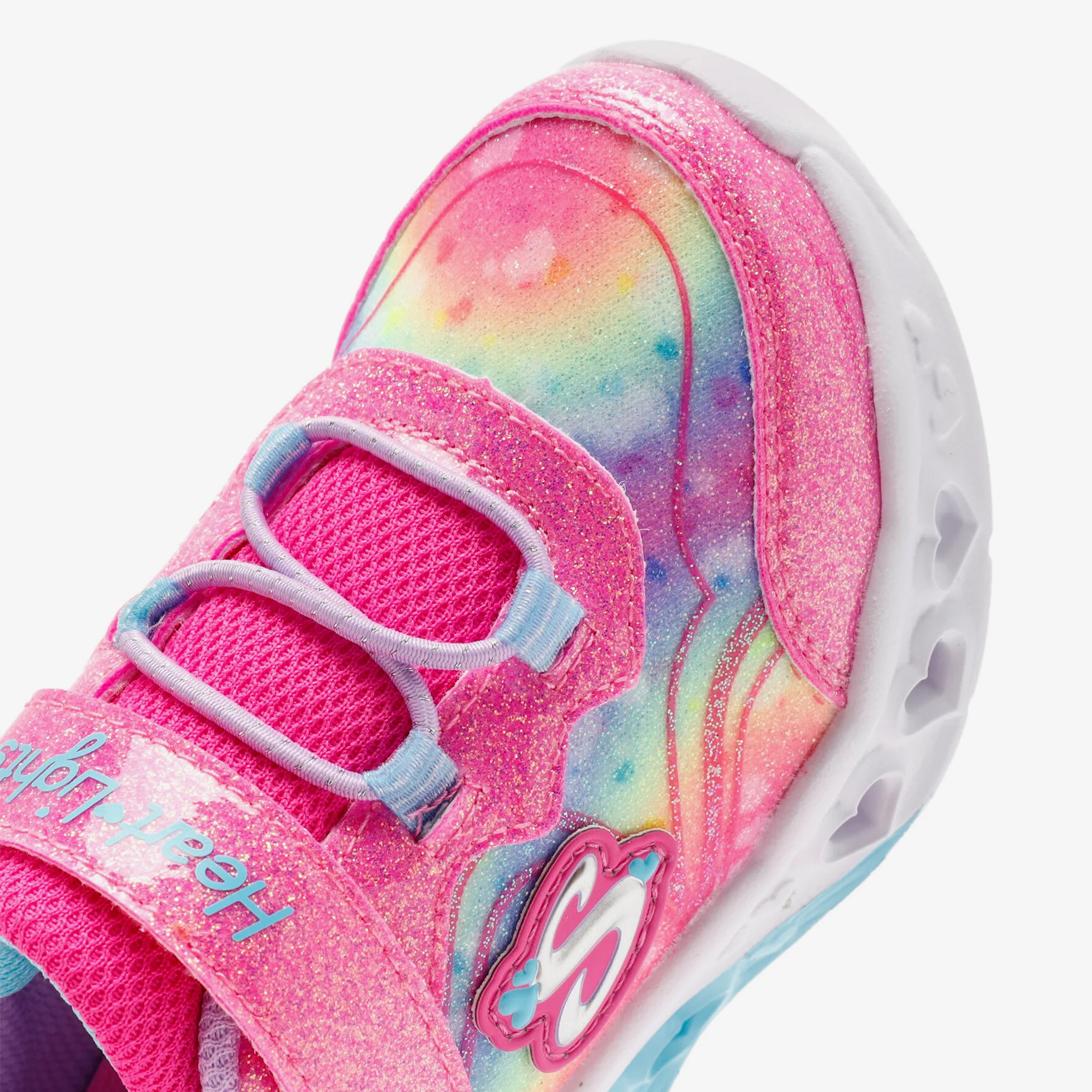 Skechers Flutter Heart Lights Bebek Pembe/Lavanta Spor Ayakkabı