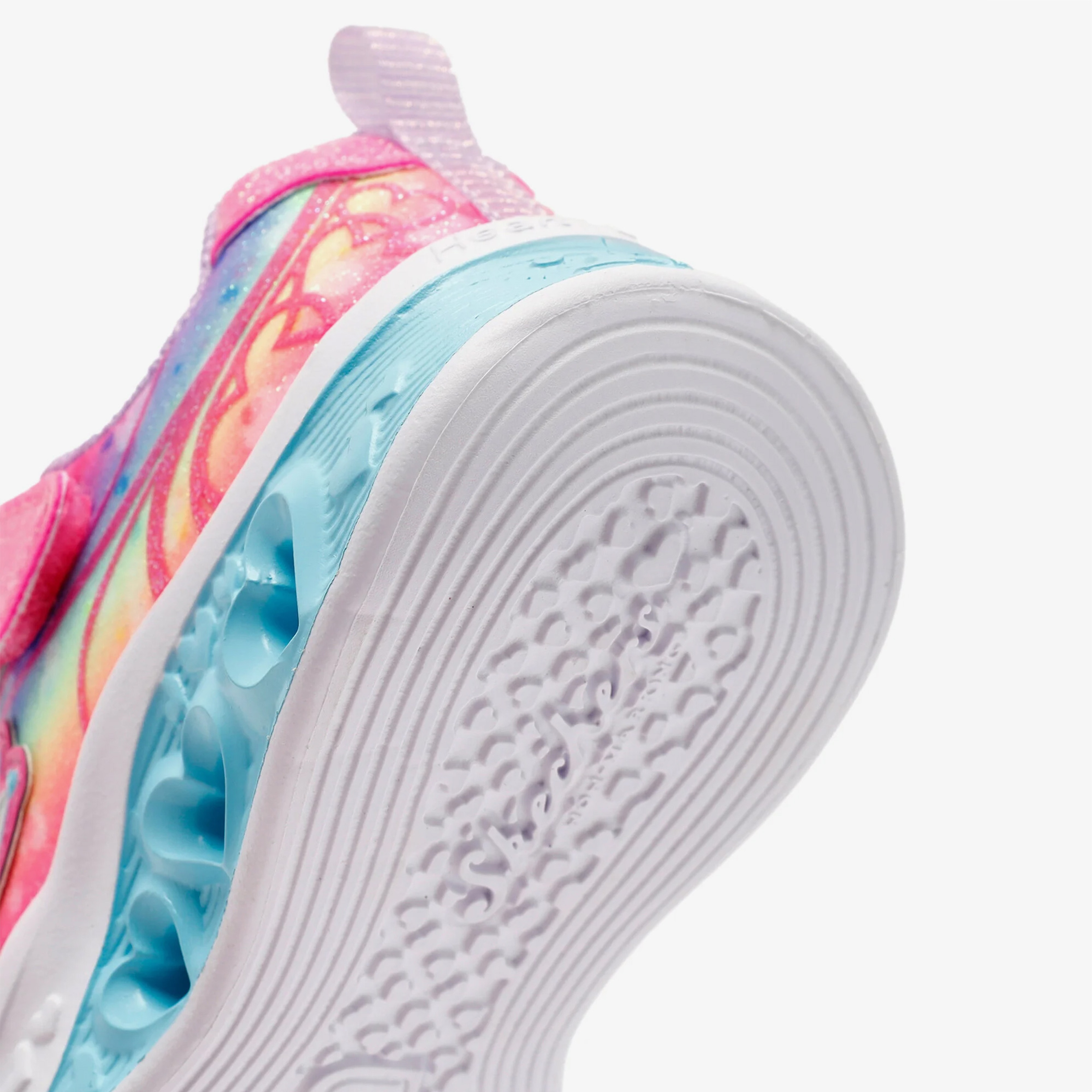 Skechers Flutter Heart Lights Bebek Pembe/Lavanta Spor Ayakkabı