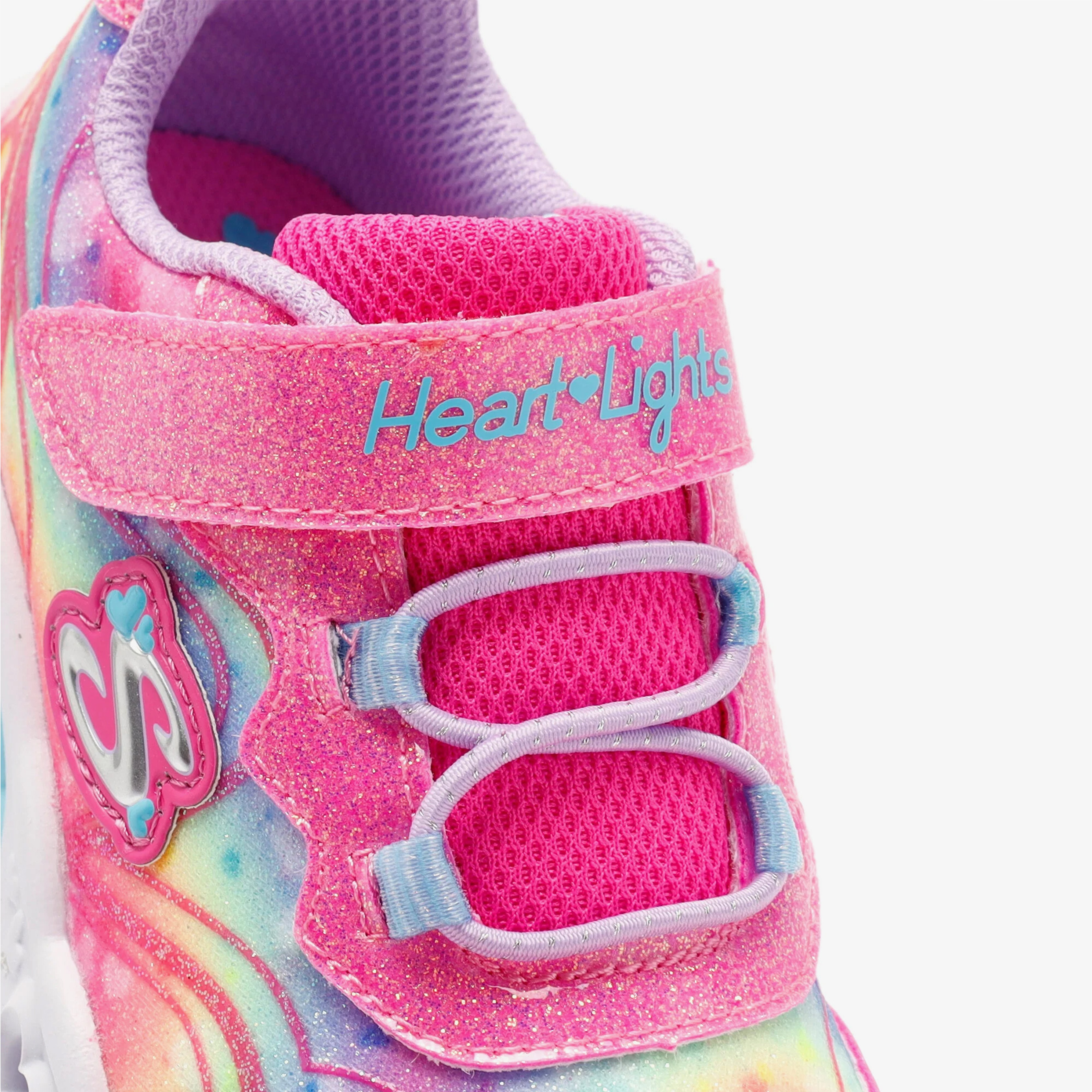 Skechers Flutter Heart Lights Bebek Pembe/Lavanta Spor Ayakkabı