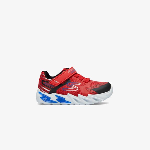 Skechers Flex-Glow Bolt Bebek Kırmızı/Siyah Spor Ayakkabı