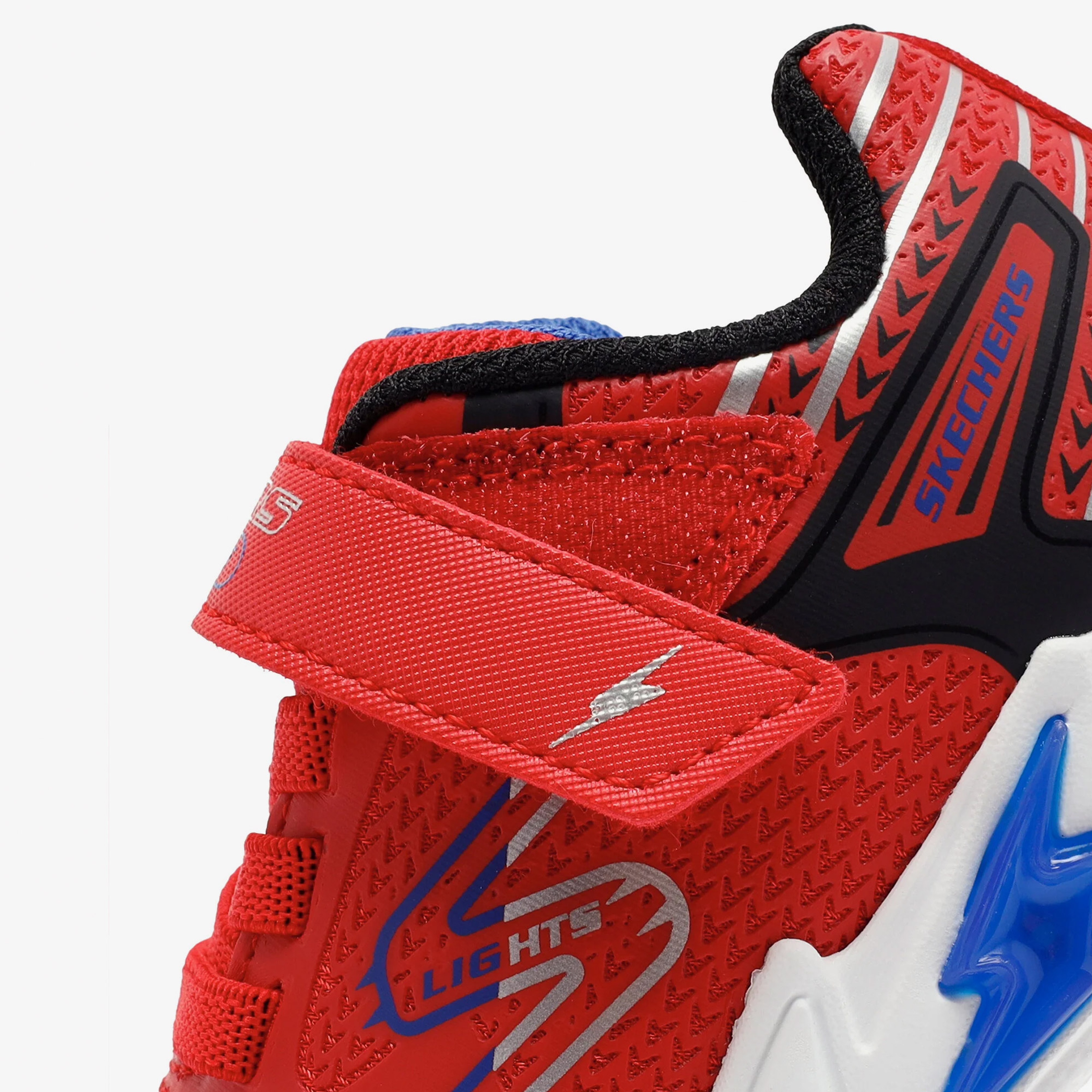 Skechers Flex-Glow Bolt Bebek Kırmızı/Siyah Spor Ayakkabı