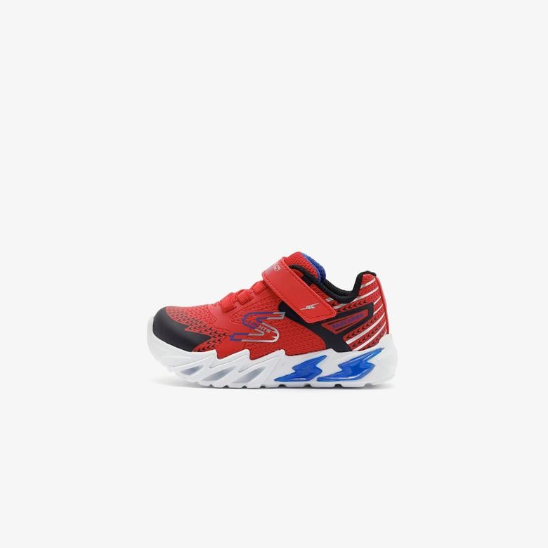 Skechers Flex-Glow Bolt Bebek Kırmızı/Siyah Spor Ayakkabı