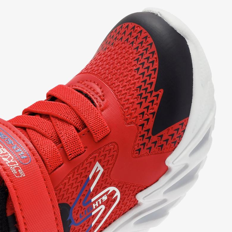 Skechers Flex-Glow Bolt Bebek Kırmızı/Siyah Spor Ayakkabı