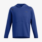 Under Armour Unstoppable Fleece Erkek Mavi Sweatshirt