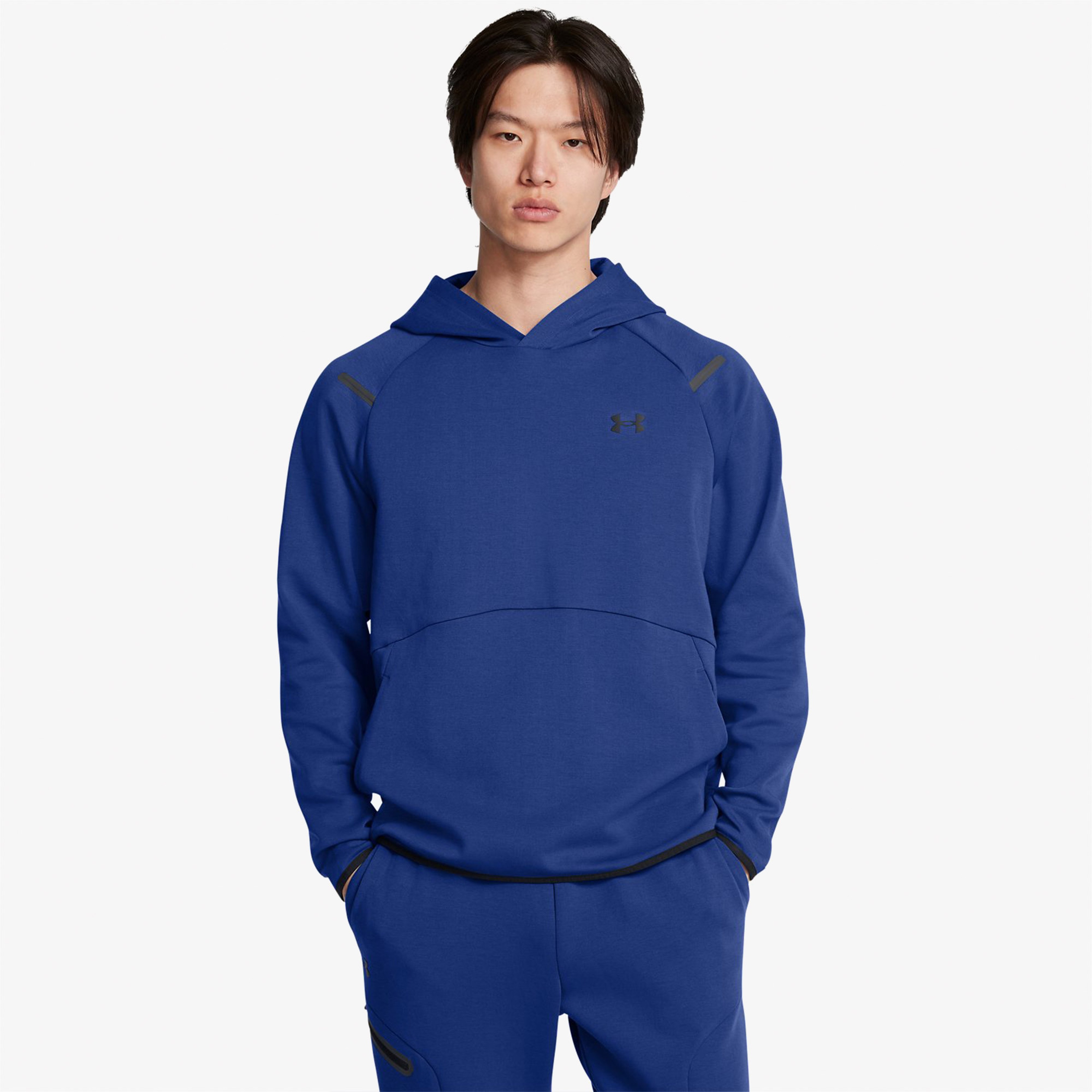 Under Armour Unstoppable Fleece Erkek Mavi Sweatshirt