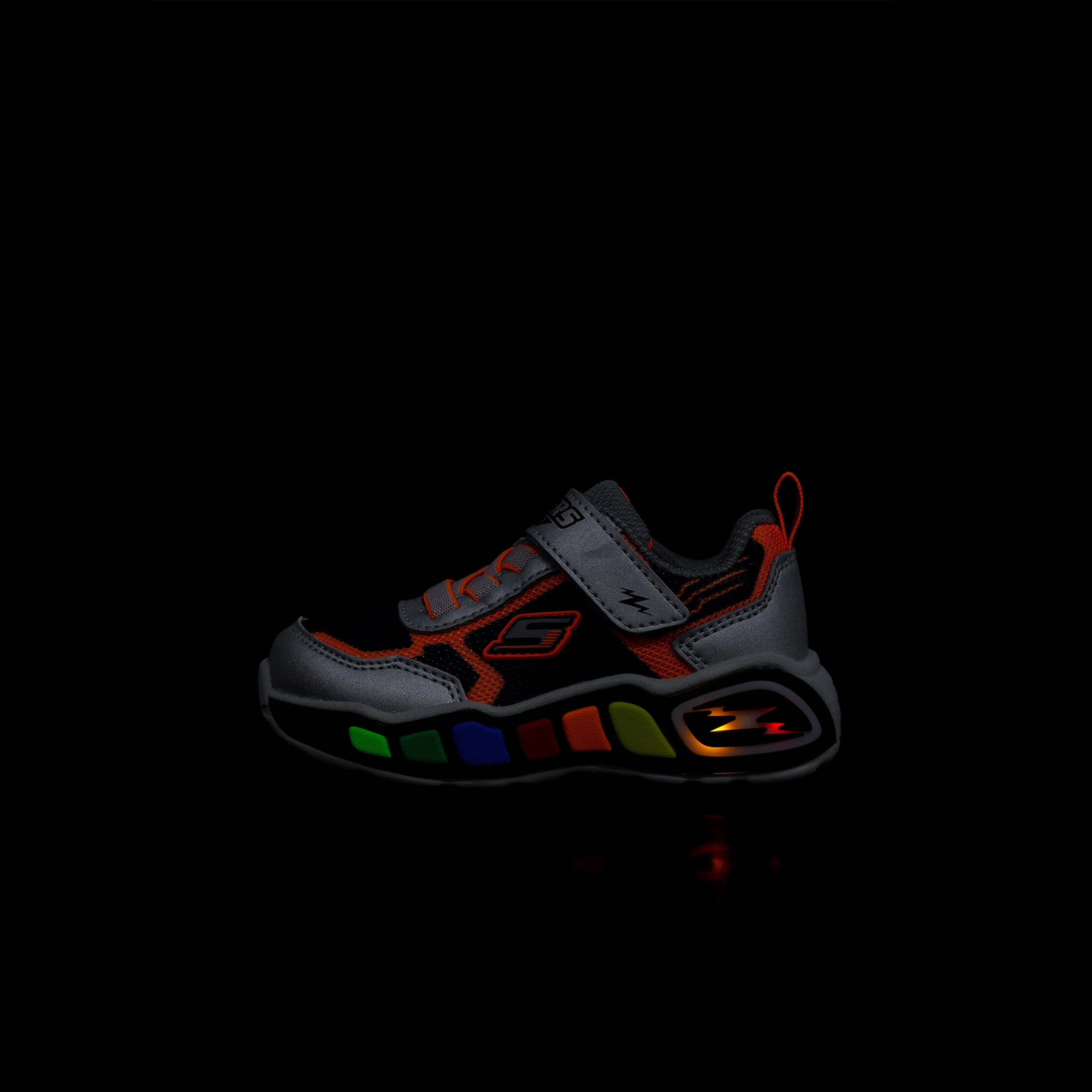 Skechers Play Scene Bebek Gümüş/Siyah Spor Ayakkabı