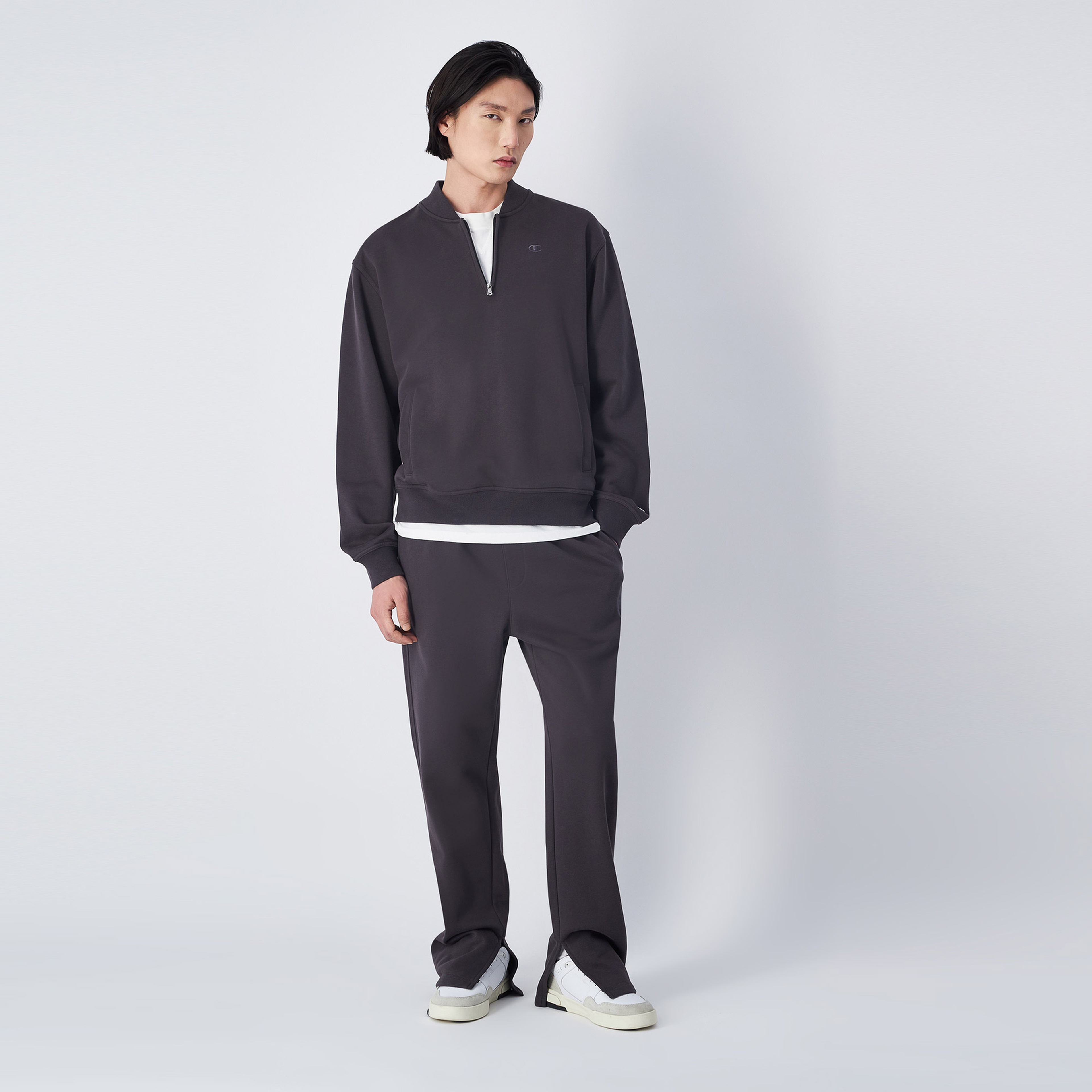 Champion Script Shop Straight Hem Erkek Siyah Pantolon