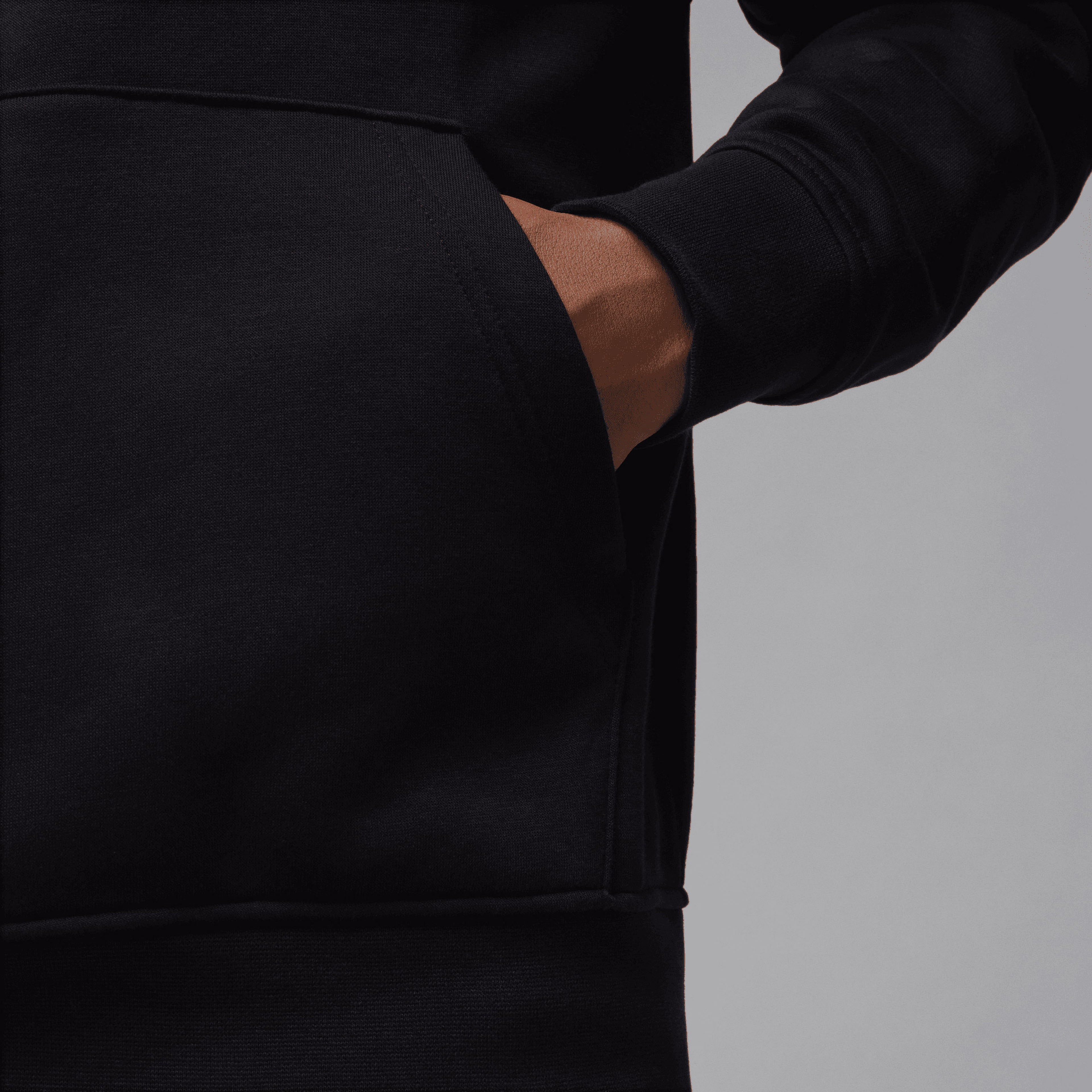 Jordan Brooklyn Fleece Pullover Erkek Siyah Hoodie