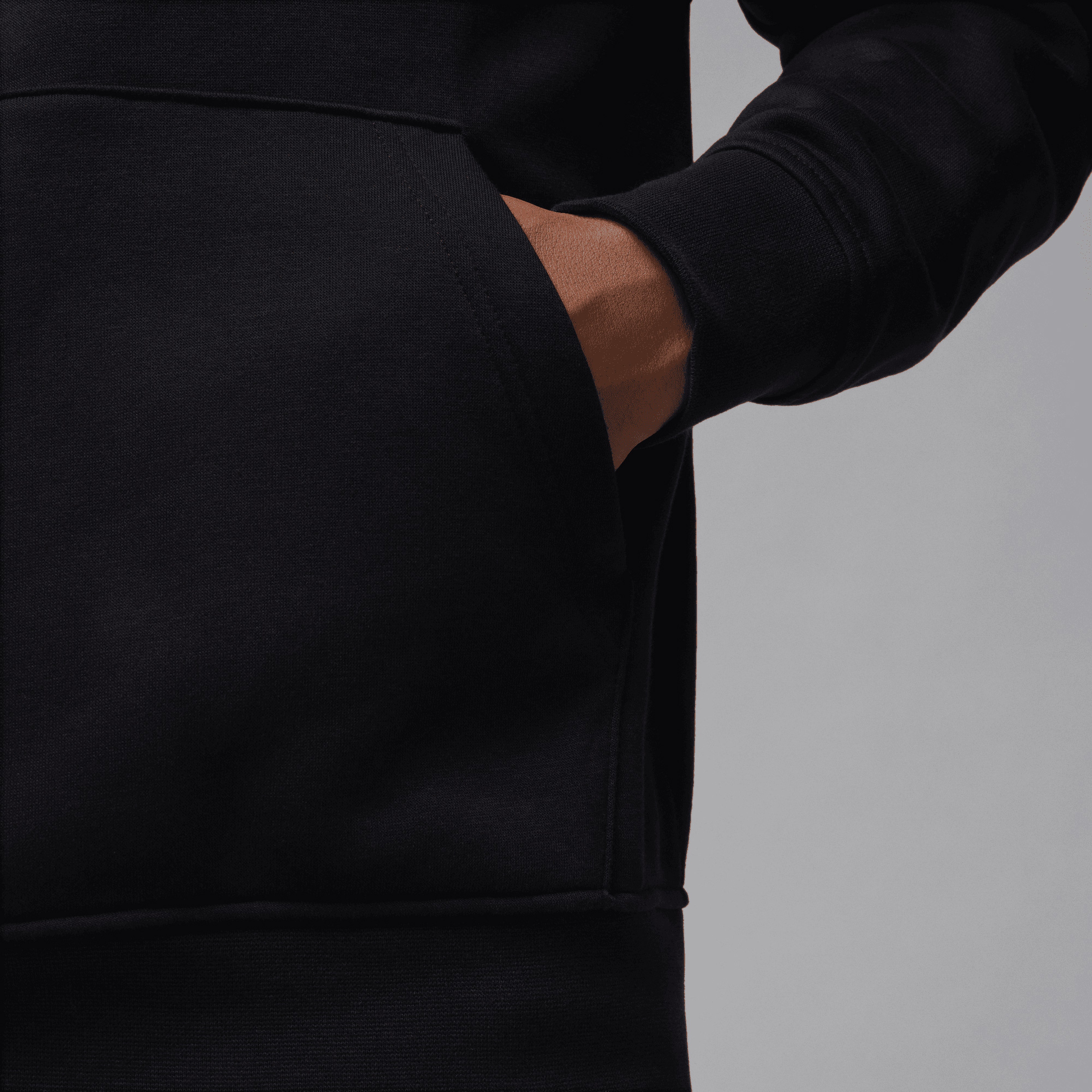 Jordan Brooklyn Fleece Pullover Erkek Siyah Hoodie