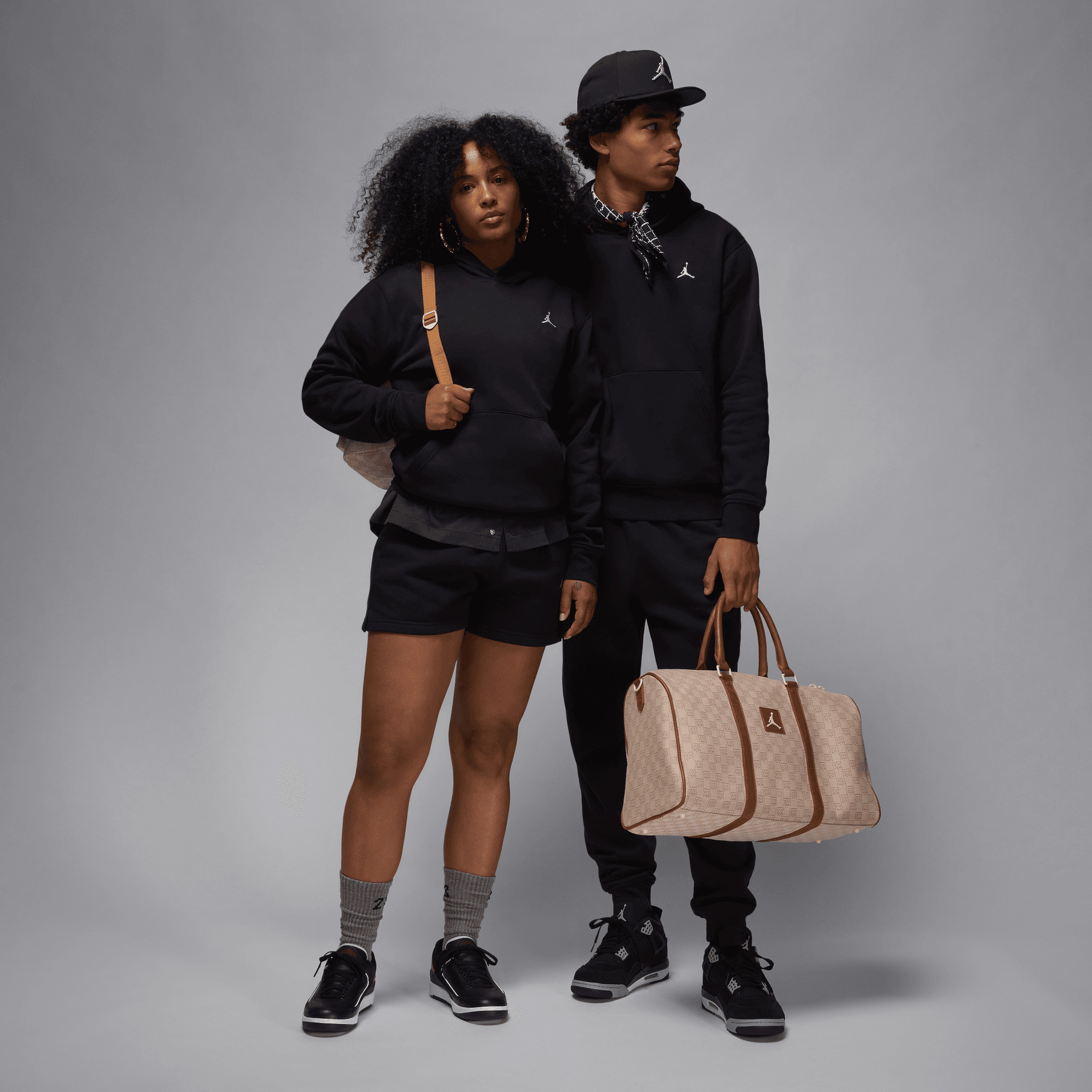 Jordan Brooklyn Fleece Pullover Erkek Siyah Hoodie