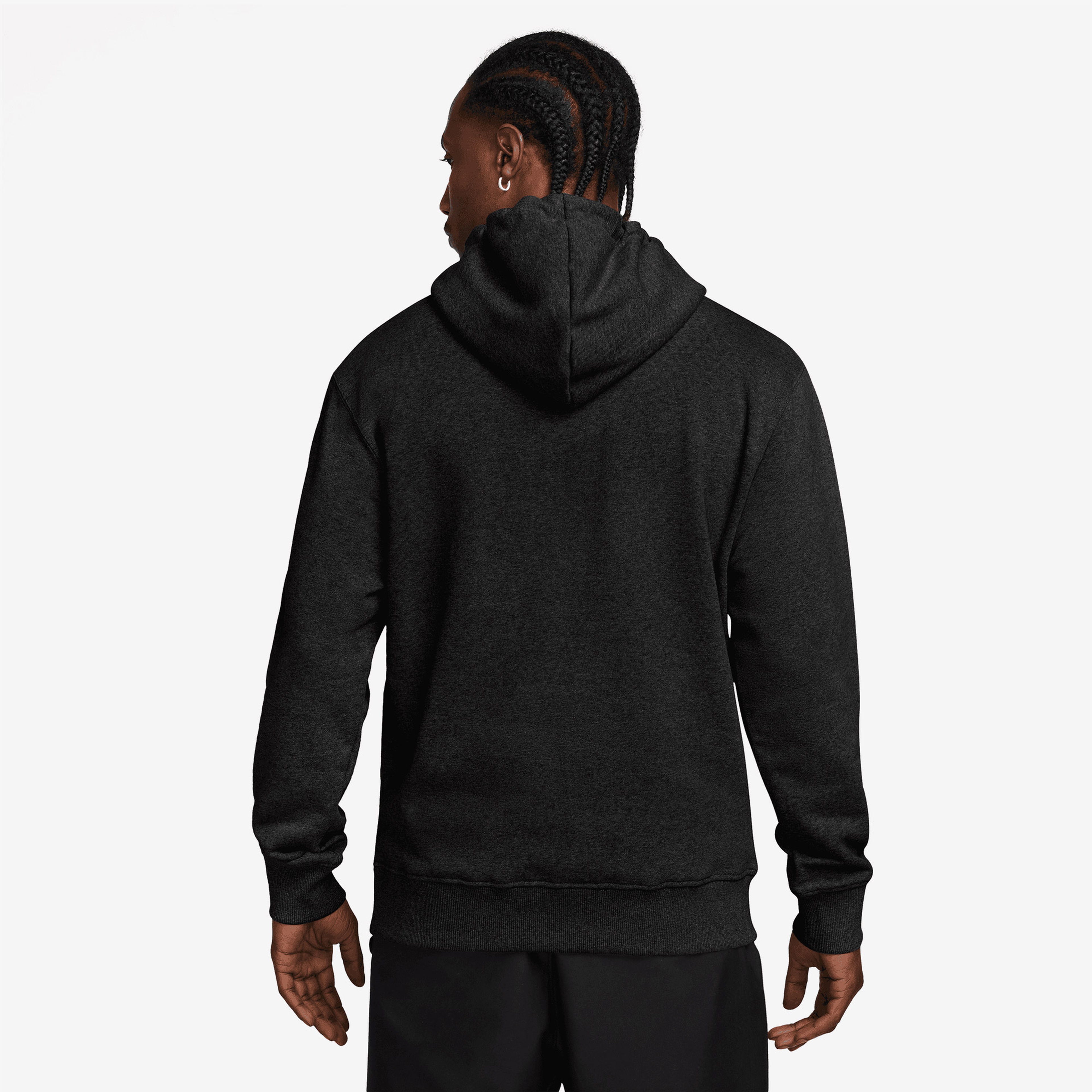 Jordan Flight Fleece Pullover Erkek Siyah Hoodie