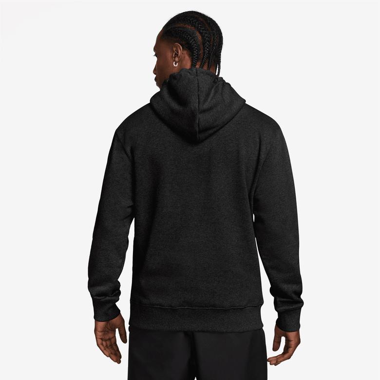 Jordan Flight Fleece Pullover Erkek Siyah Hoodie