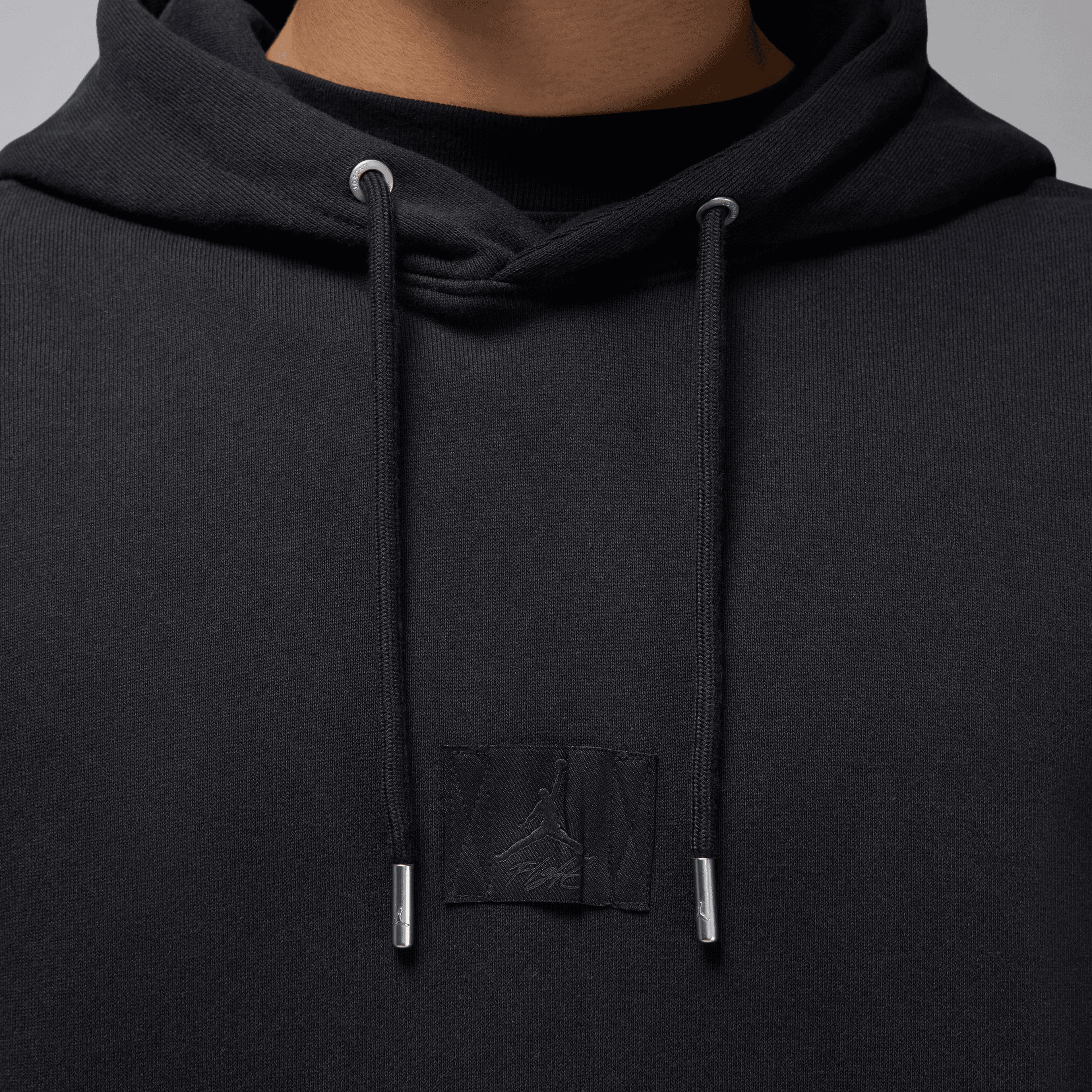 Jordan Flight Fleece Pullover Erkek Siyah Hoodie