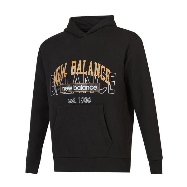 New Balance Lifestyle Erkek Siyah Hoodie