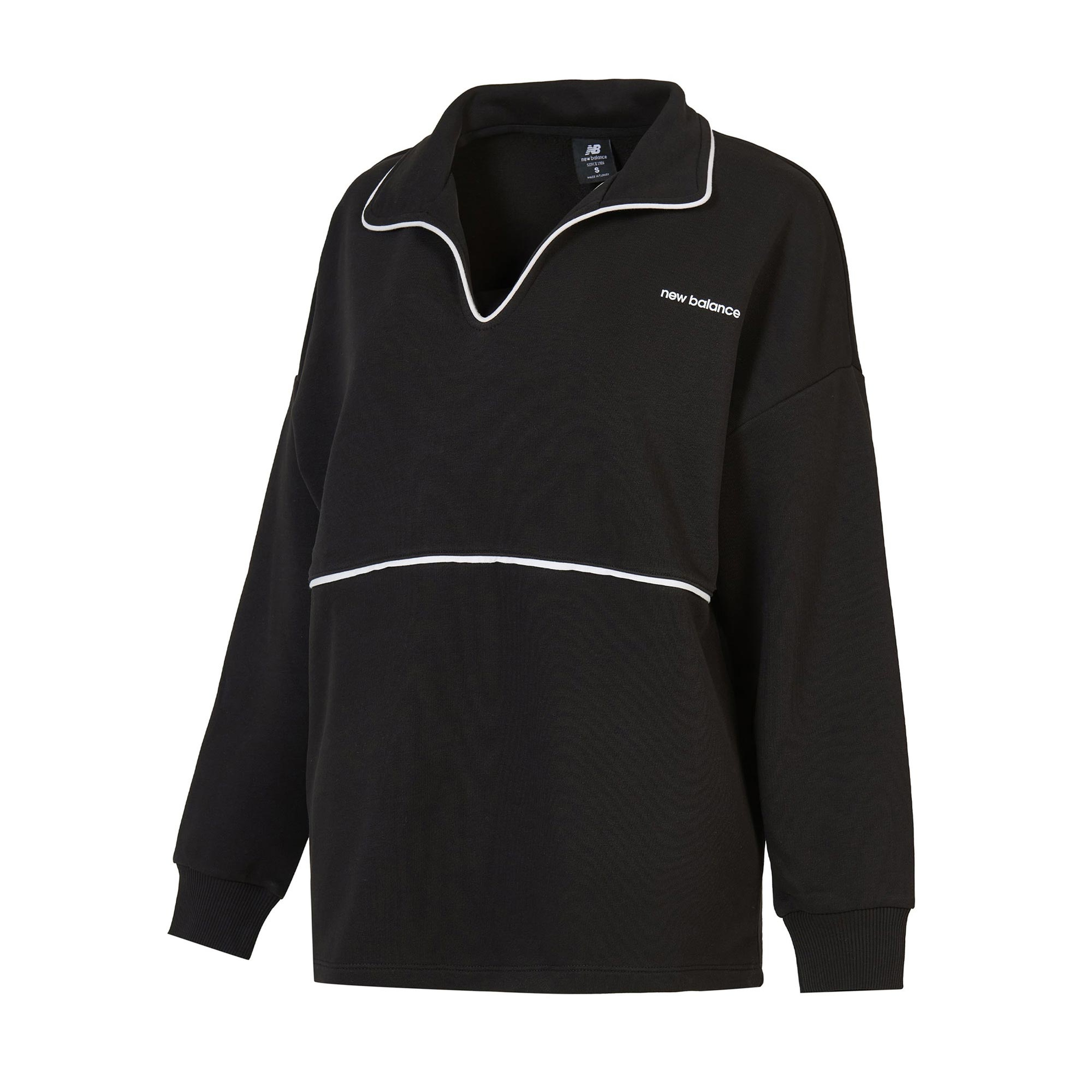 New Balance Lifestyle Kadın Siyah Sweatshirt