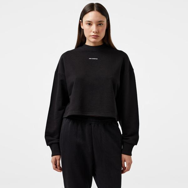 New Balance Lifestyle Kadın Siyah Sweatshirt