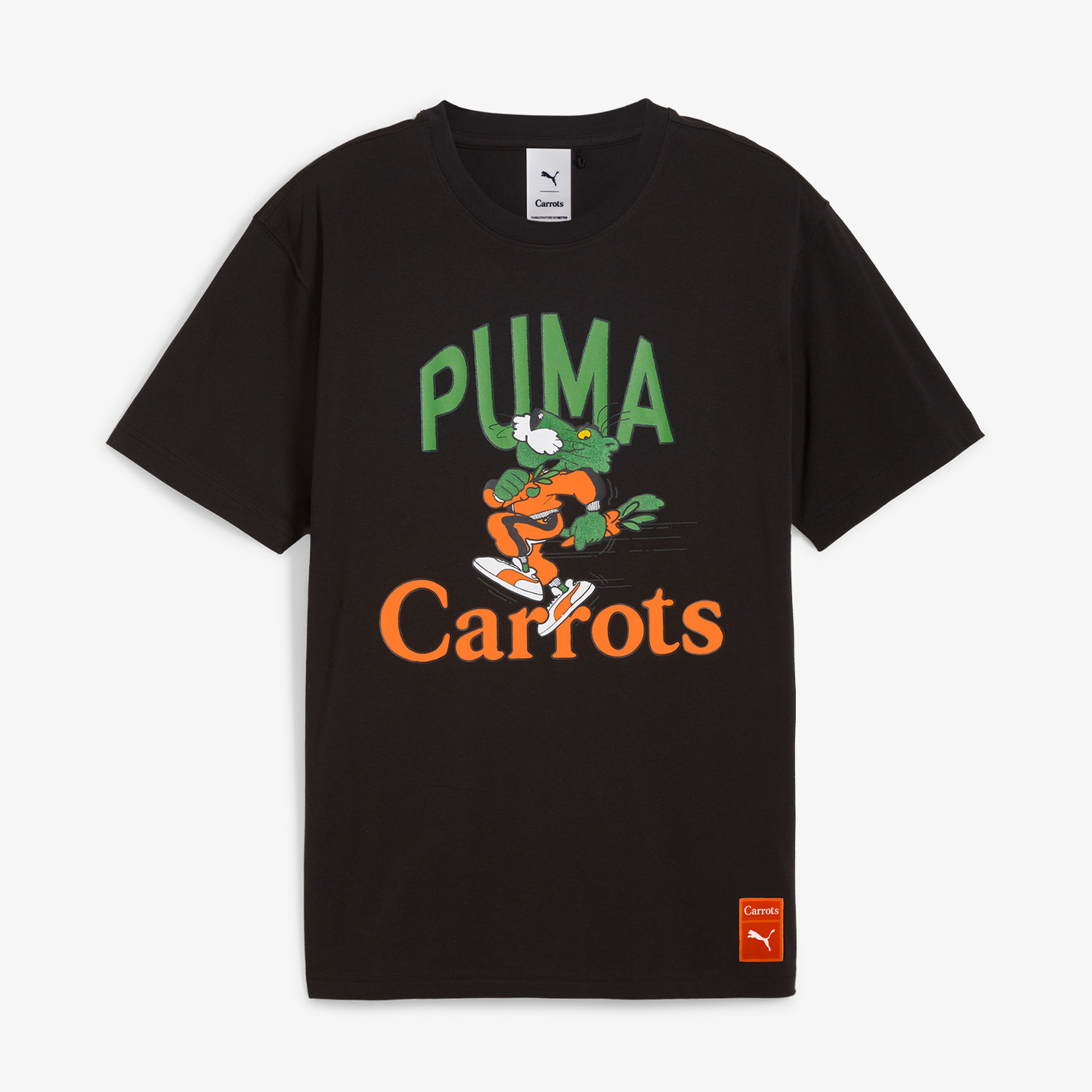 Puma X Carrots Graphic Unisex Siyah T-Shirt
