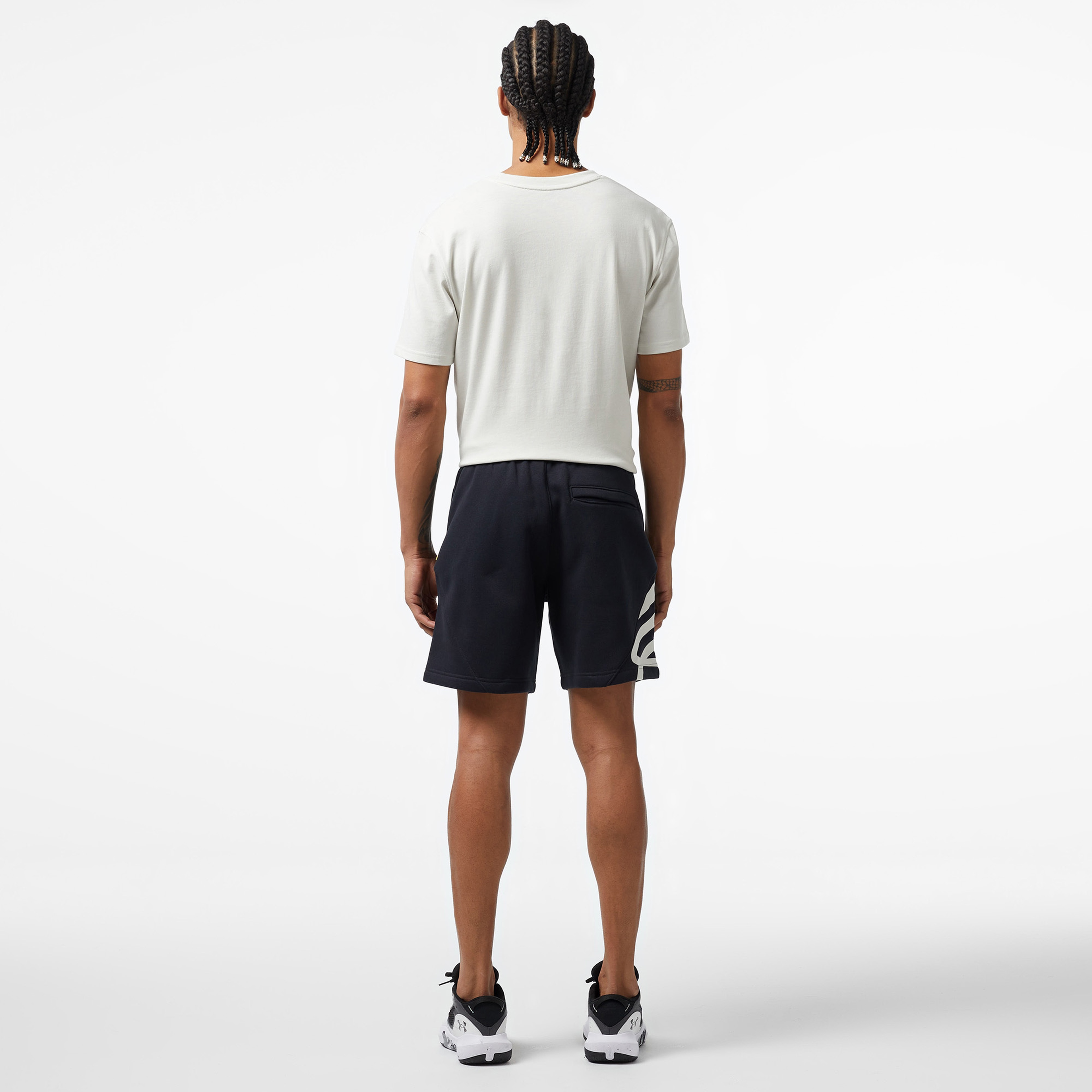 Under Armour Curry Splash Fleece Erkek Siyah Şort