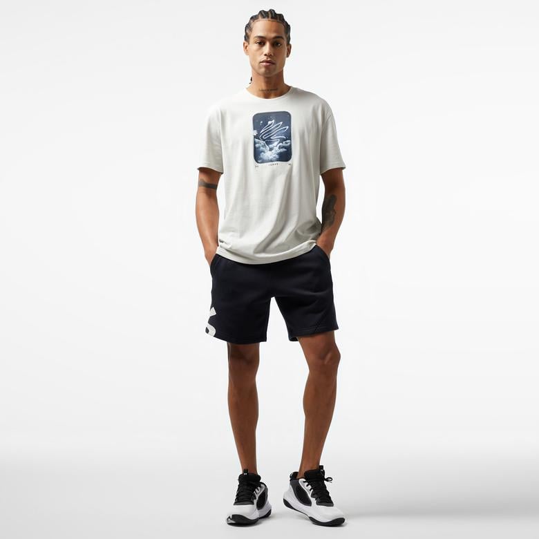 Under Armour Curry Splash Fleece  Erkek Siyah Şort