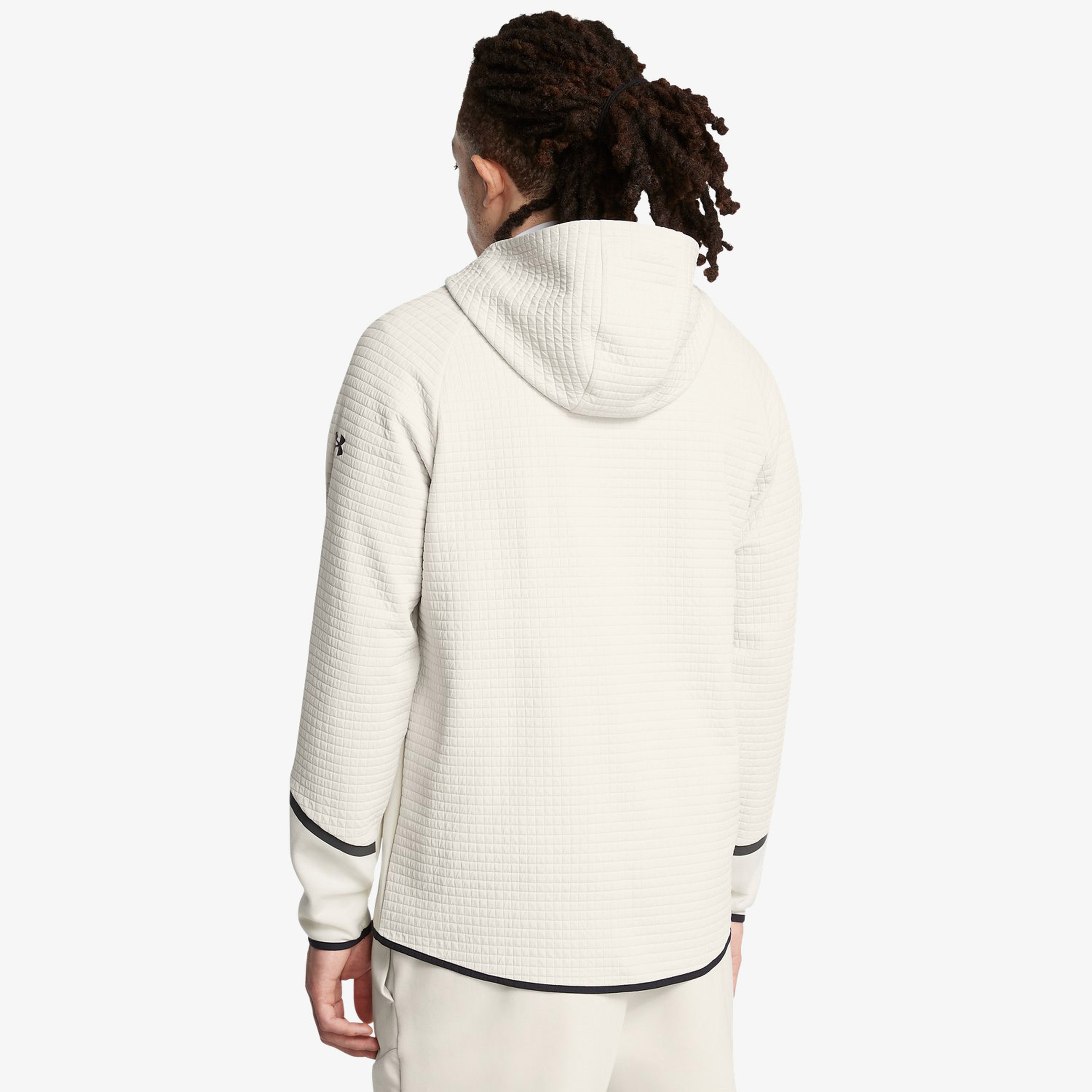 Under Armour Unstoppable Flc Grid Fz Erkek Beyaz Sweatshirt