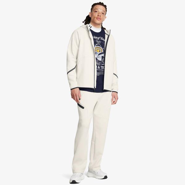 Under Armour Unstoppable Flc Grid Fz Erkek Beyaz Sweatshirt