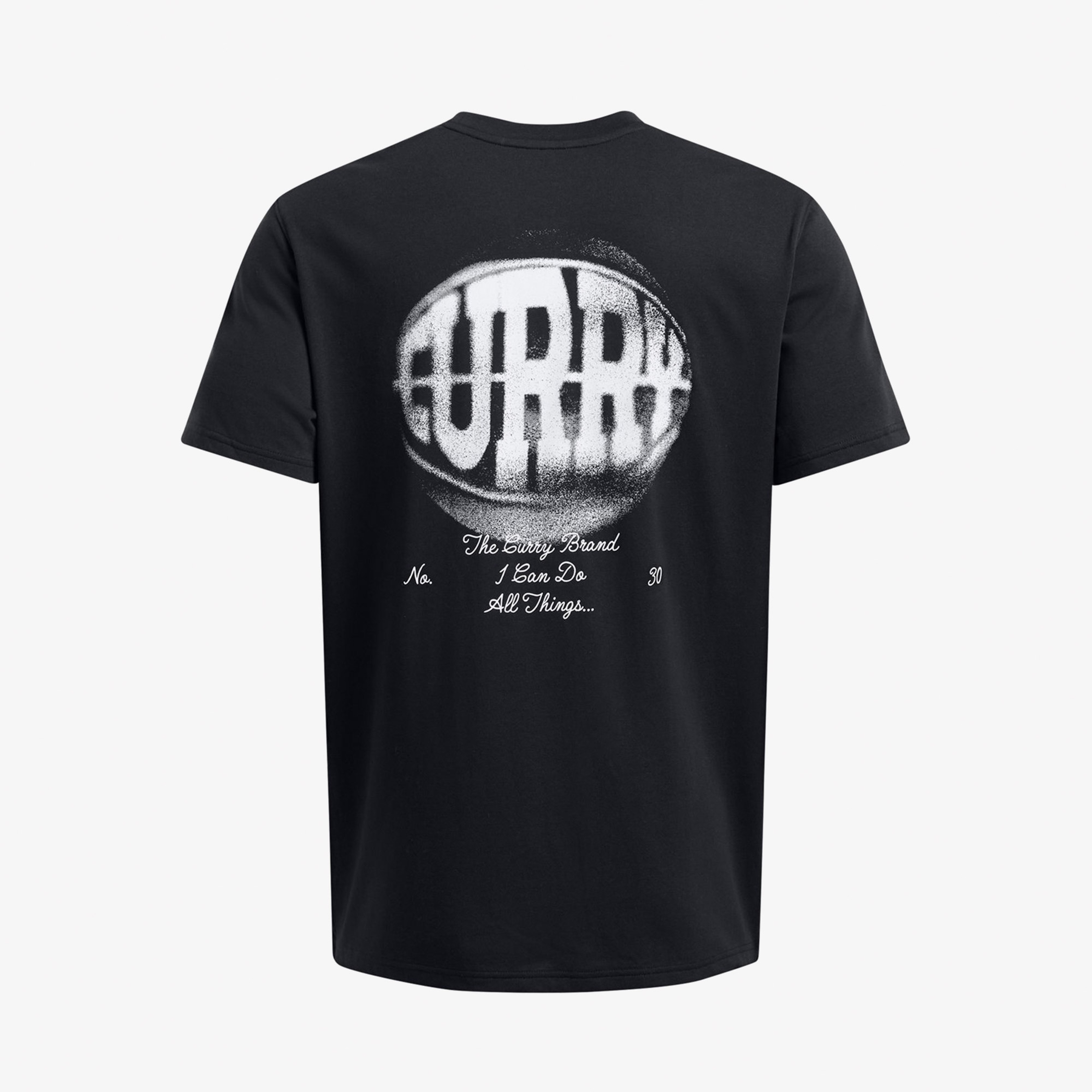 Under Armour Curry Hw Verbiage 2 Erkek Siyah T-Shirt
